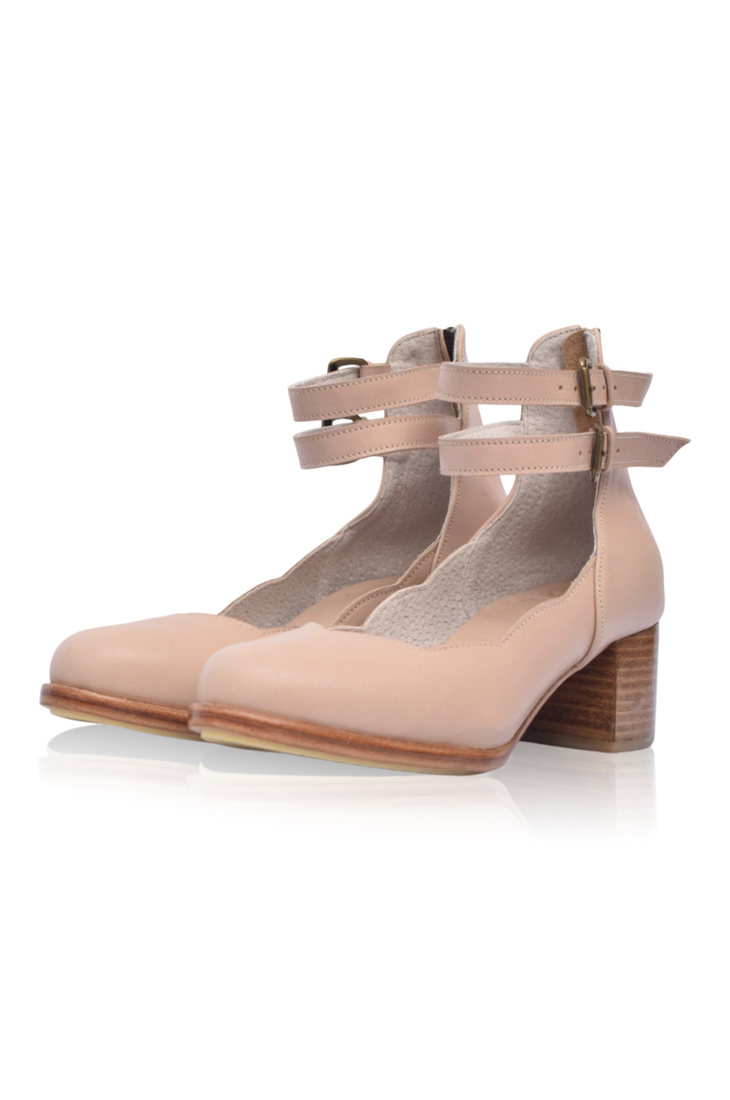 Buy Lily Valley Leather Heels by Bali ELF