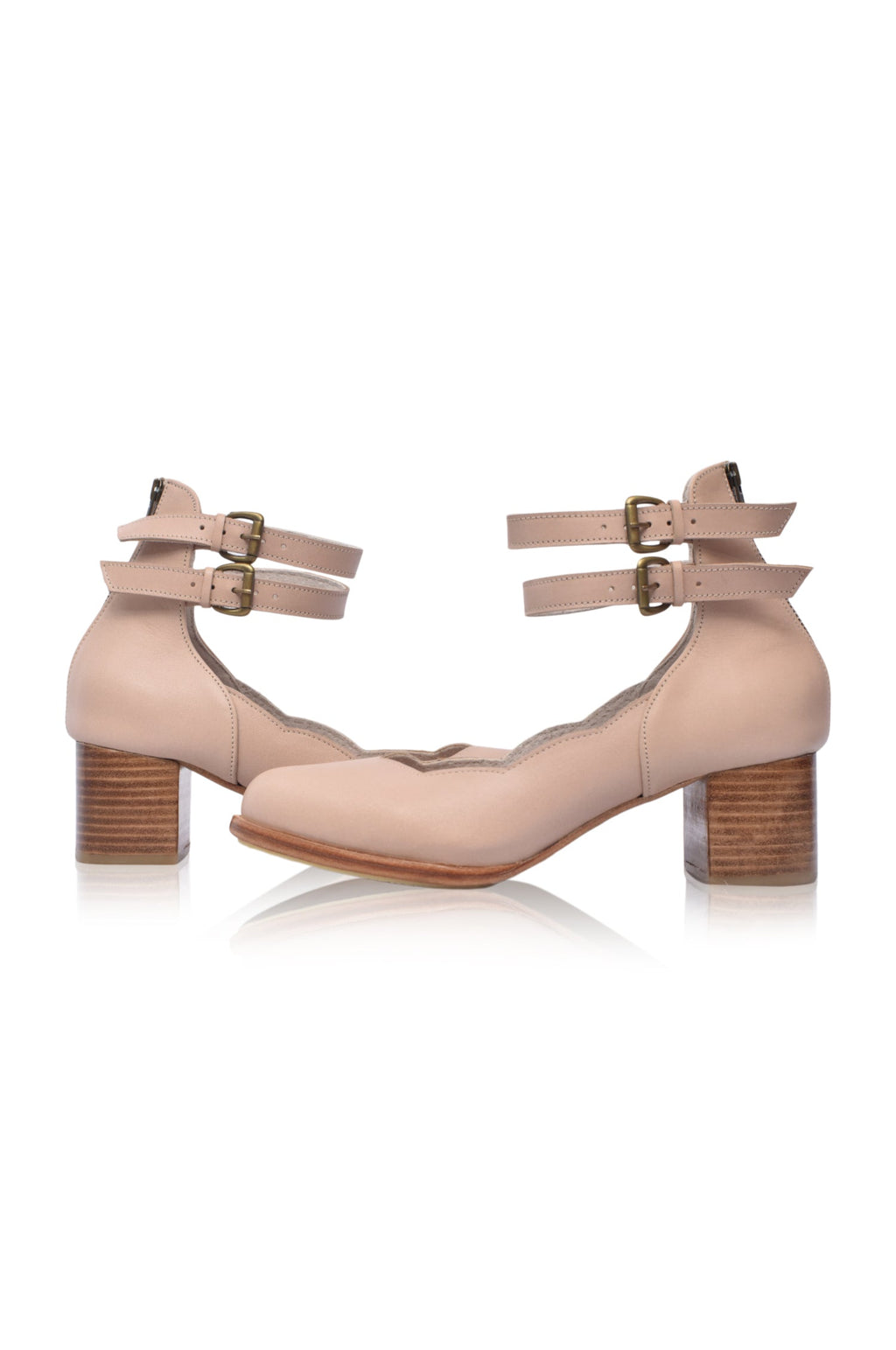 Buy Lily Valley Leather Heels by Bali ELF