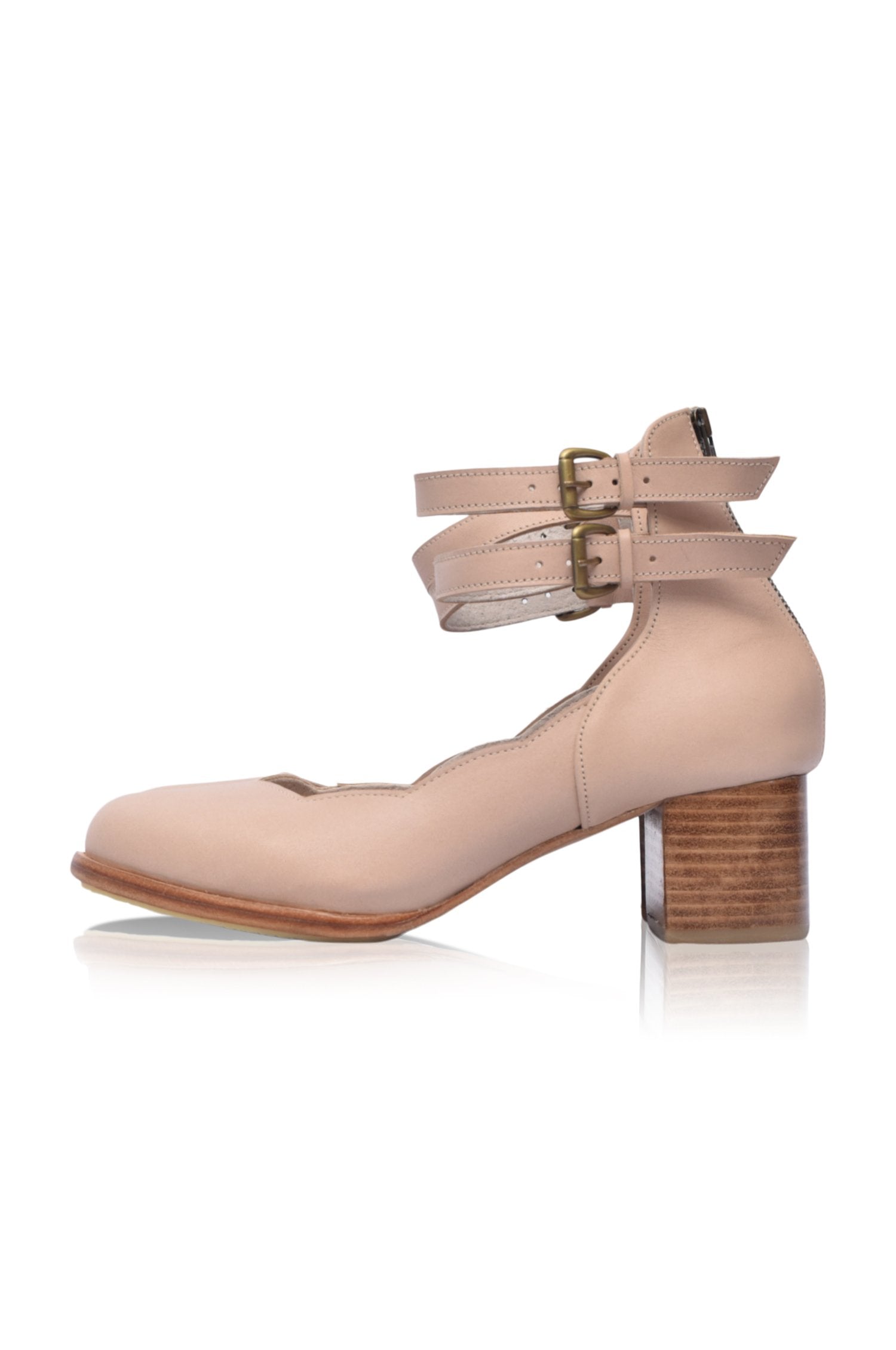 Buy Lily Valley Leather Heels by Bali ELF