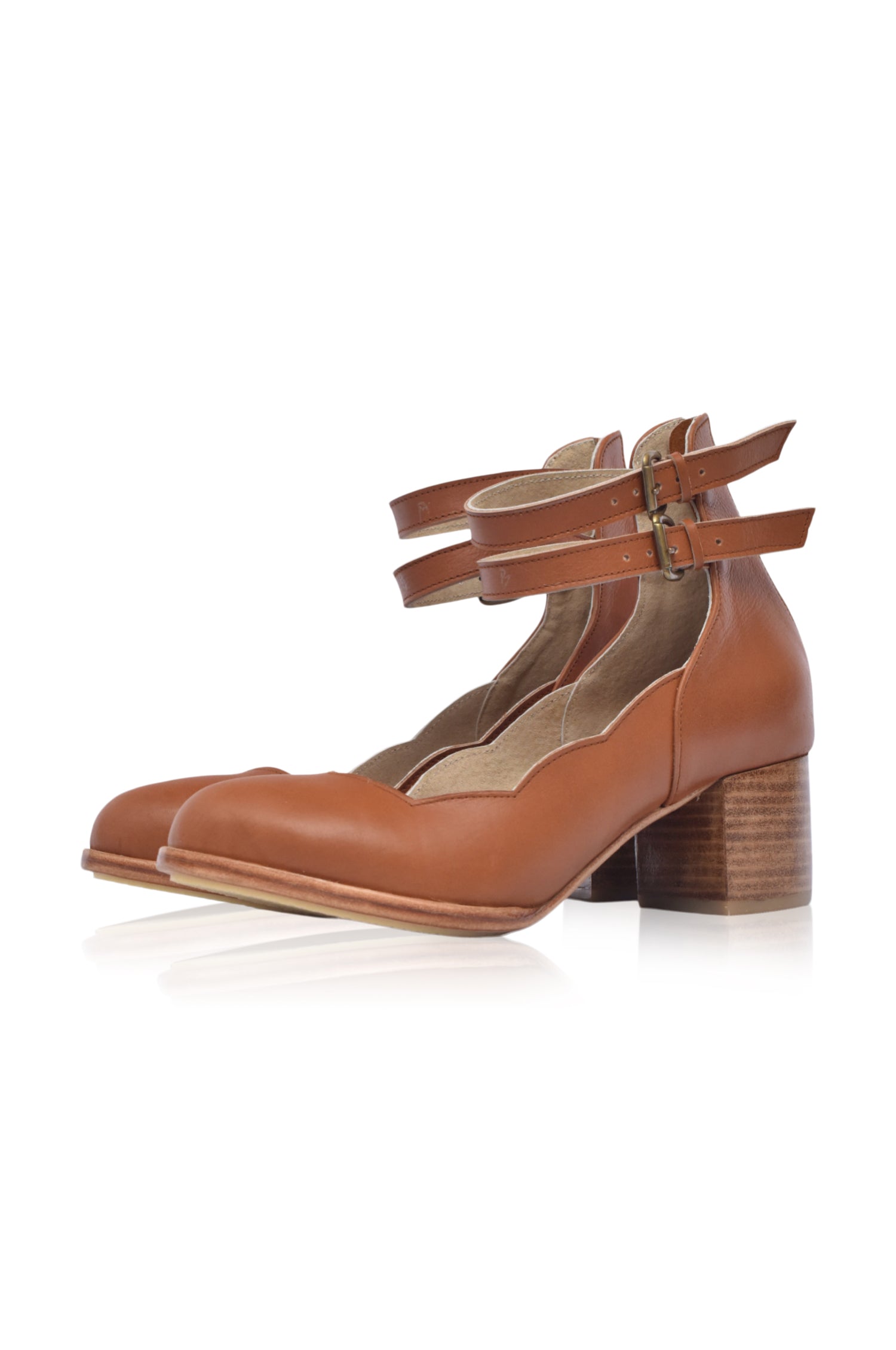 Buy Lily Valley Leather Heels by Bali ELF