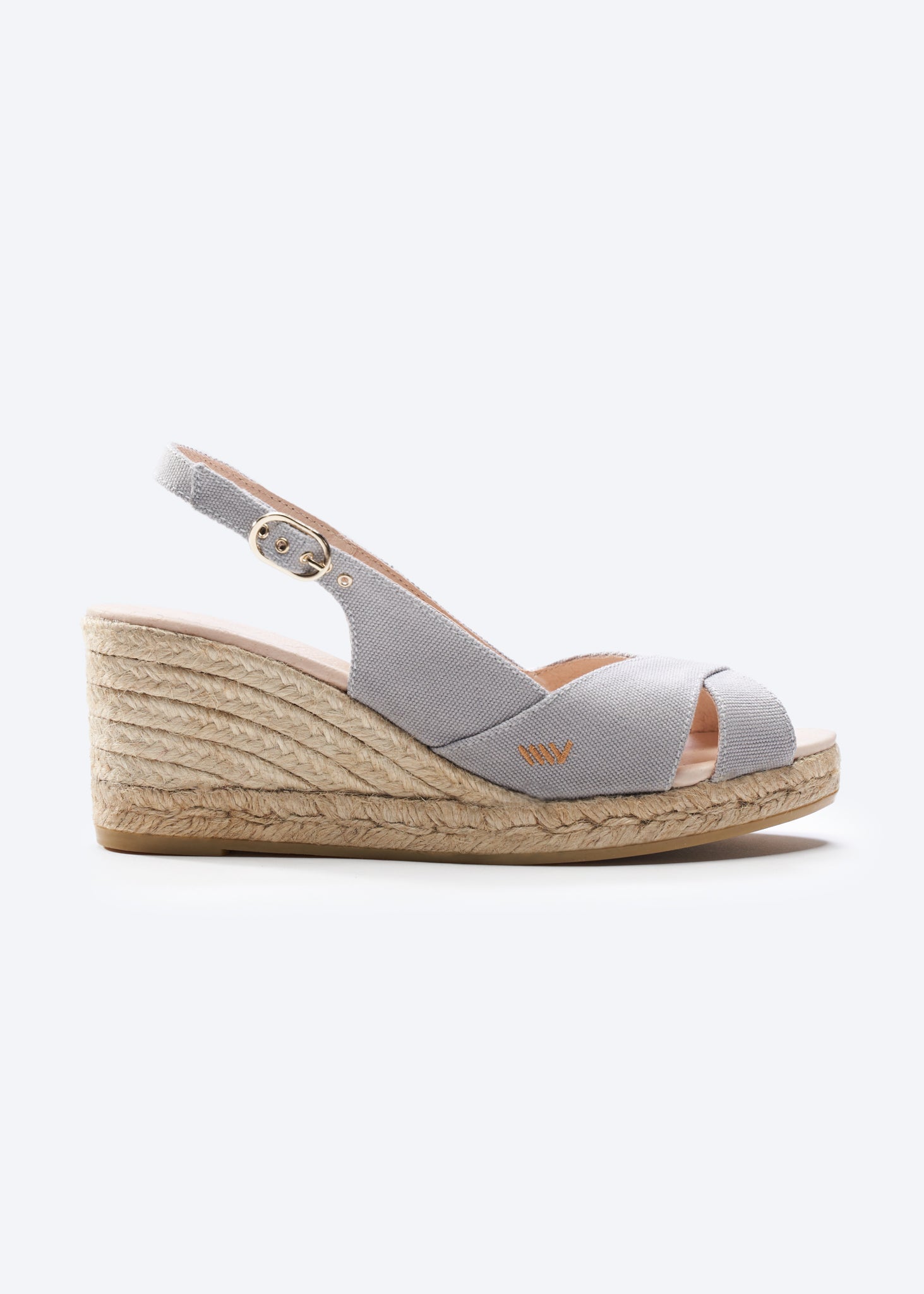 Buy Llansa Canvas Espadrille Sandal Wedges by Viscata
