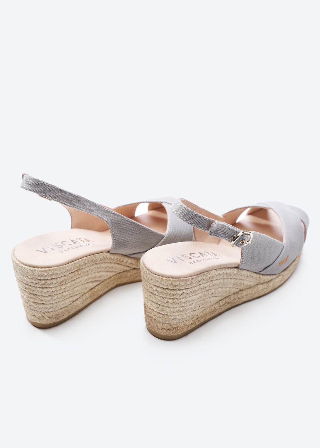 Buy Llansa Canvas Espadrille Sandal Wedges by Viscata