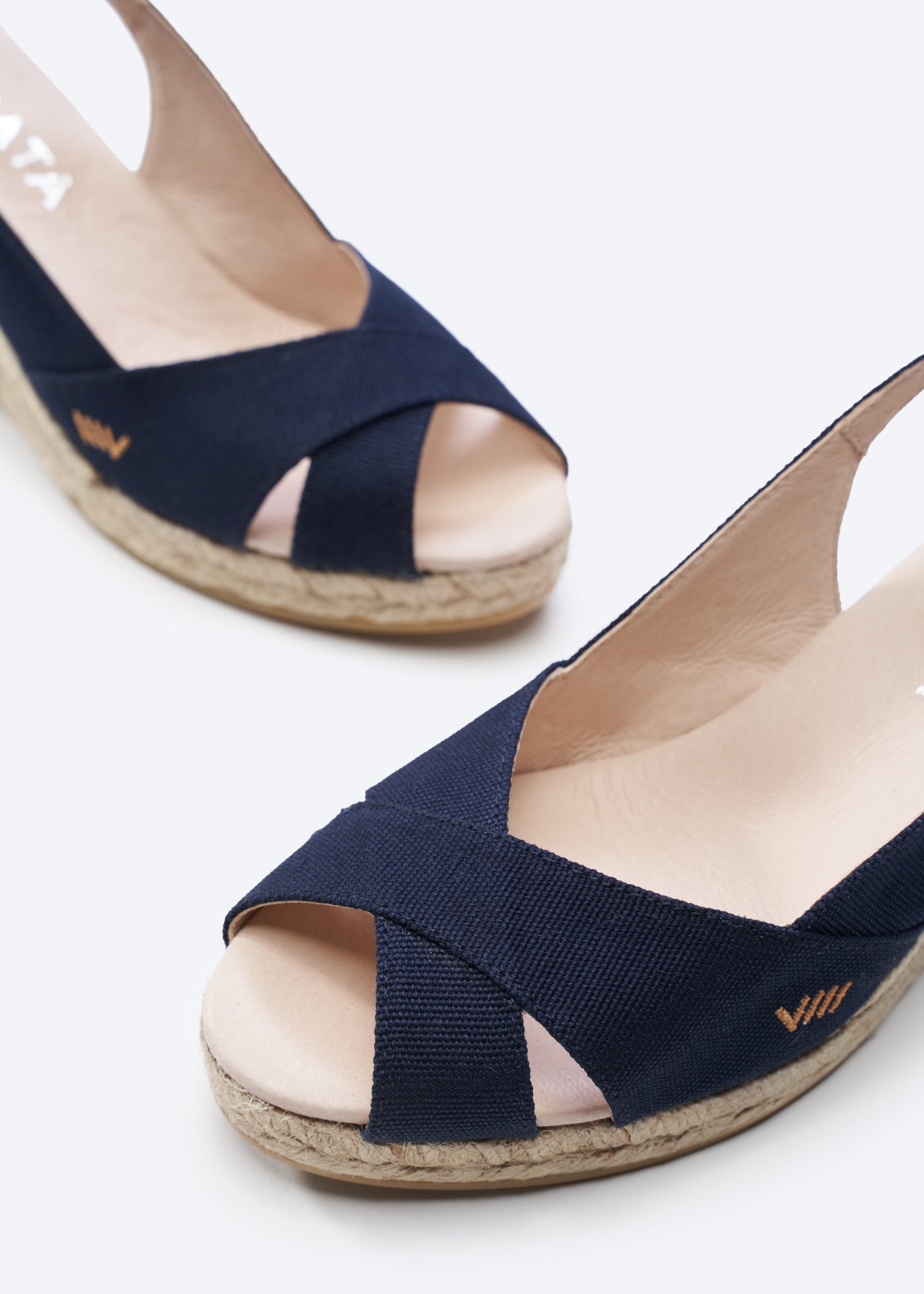 Buy Llansa Canvas Espadrille Sandal Wedges by Viscata