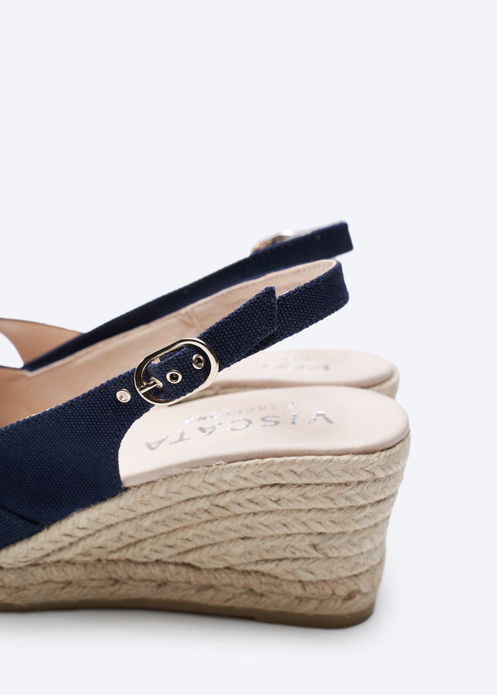 Buy Llansa Canvas Espadrille Sandal Wedges by Viscata