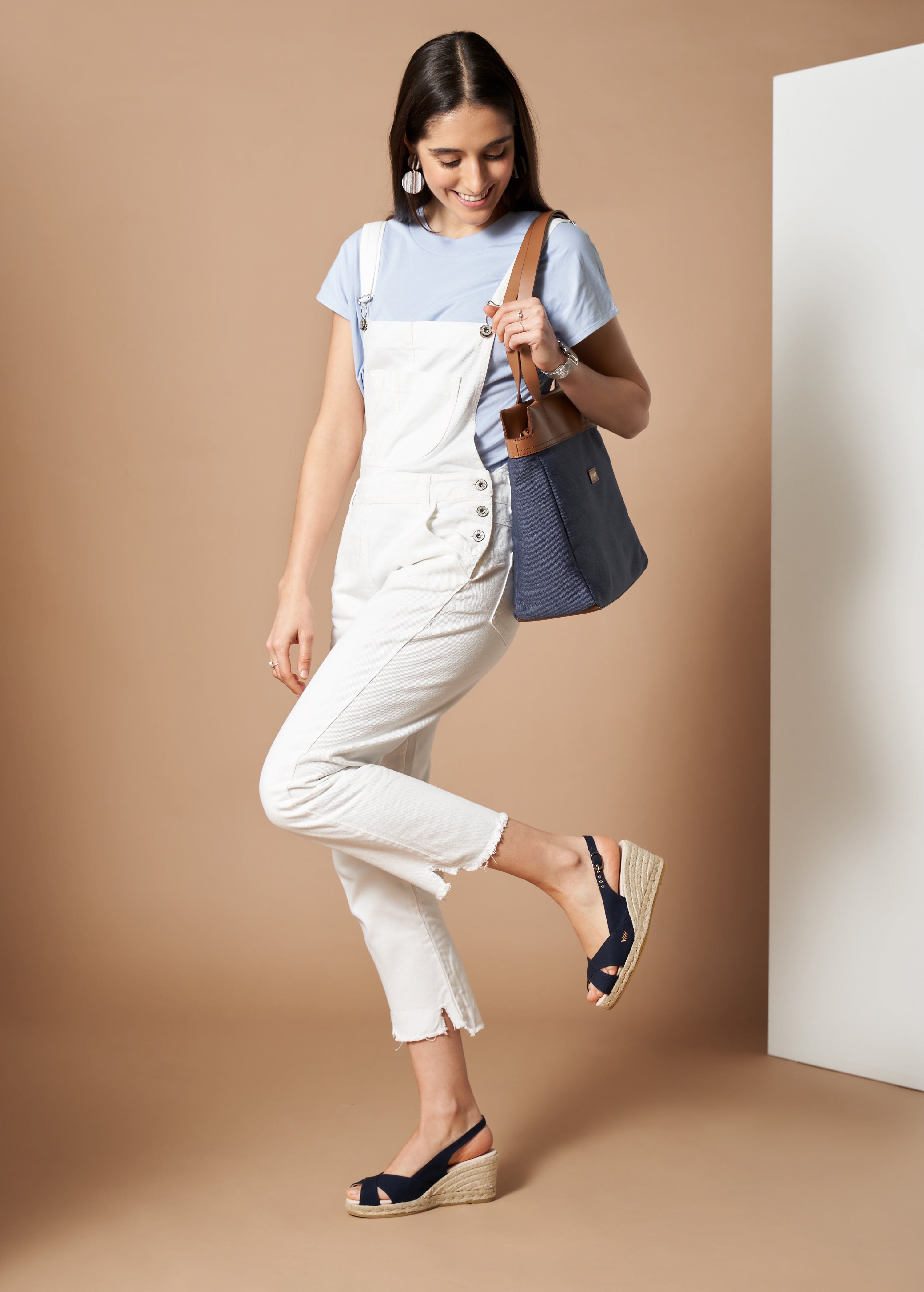 Buy Llansa Canvas Espadrille Sandal Wedges by Viscata