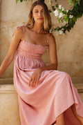 Luela Linen Maxi Dress