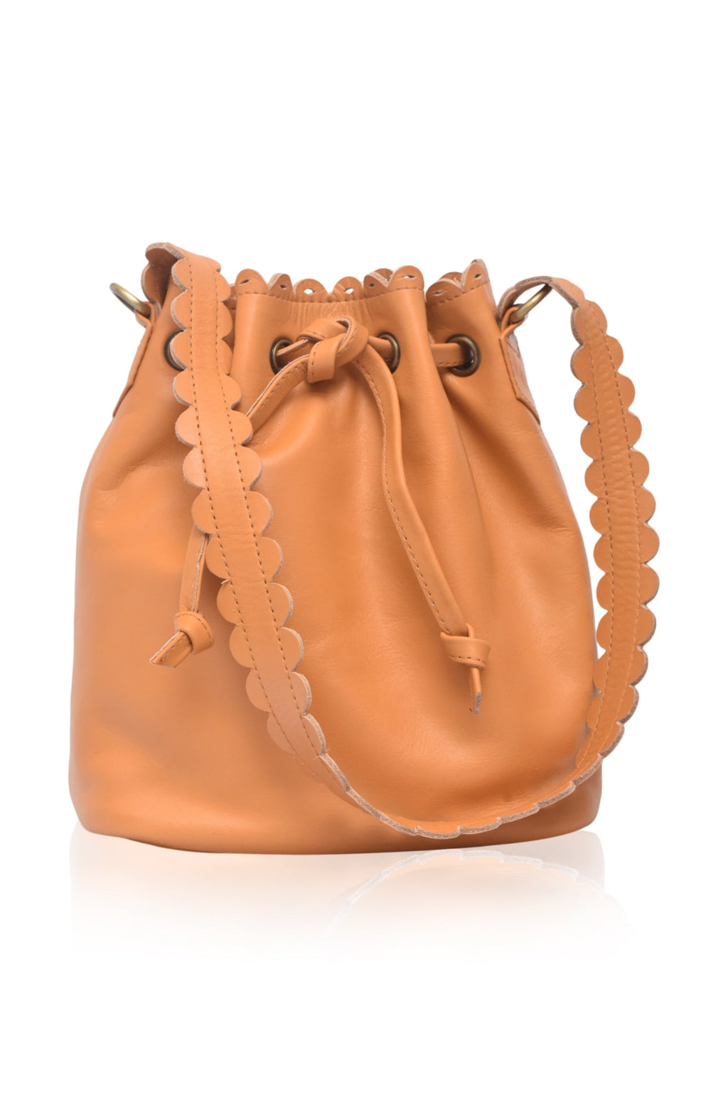 Buy Luisa Scalloped Bucket Bag by Bali ELF