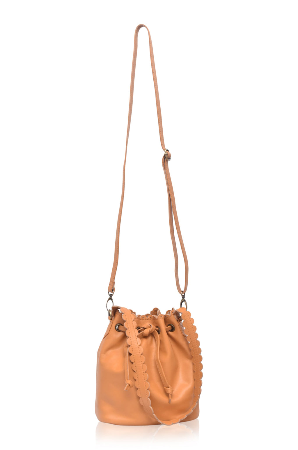 Buy Luisa Scalloped Bucket Bag by Bali ELF