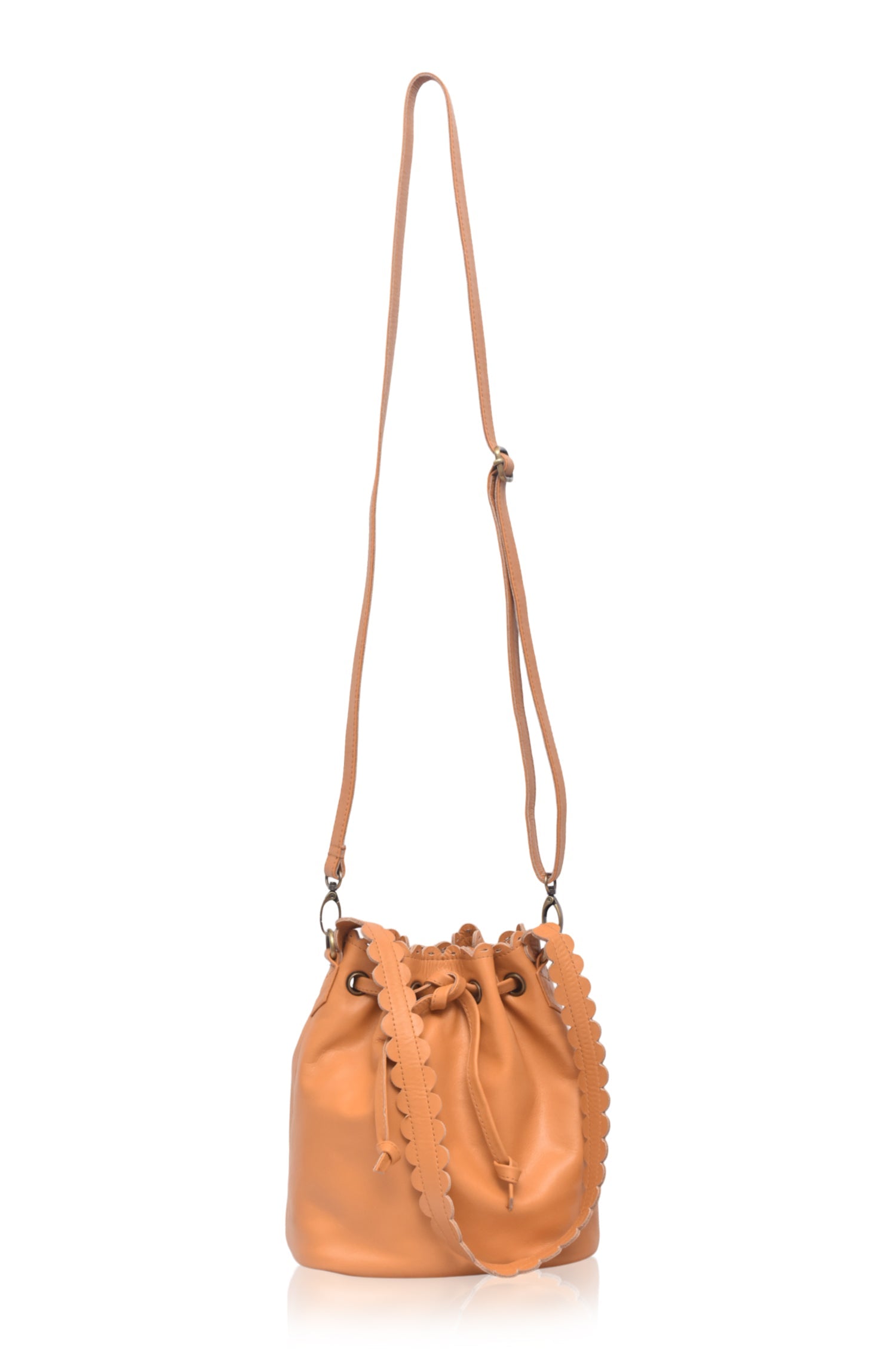 Buy Luisa Scalloped Bucket Bag by Bali ELF