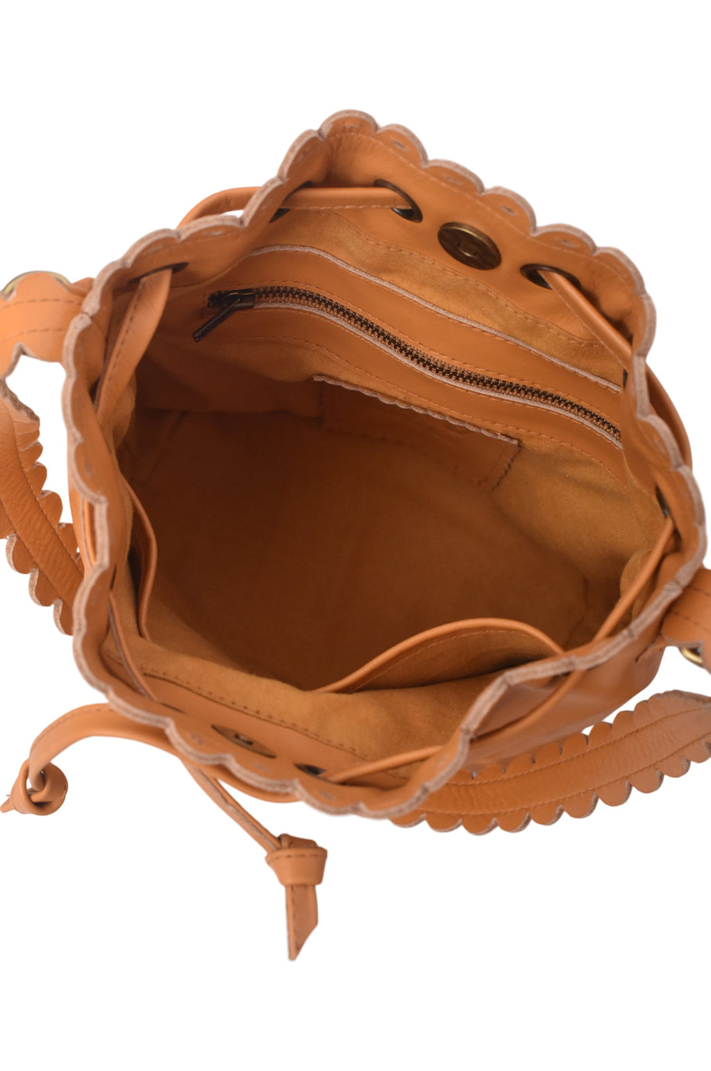 Buy Luisa Scalloped Bucket Bag by Bali ELF