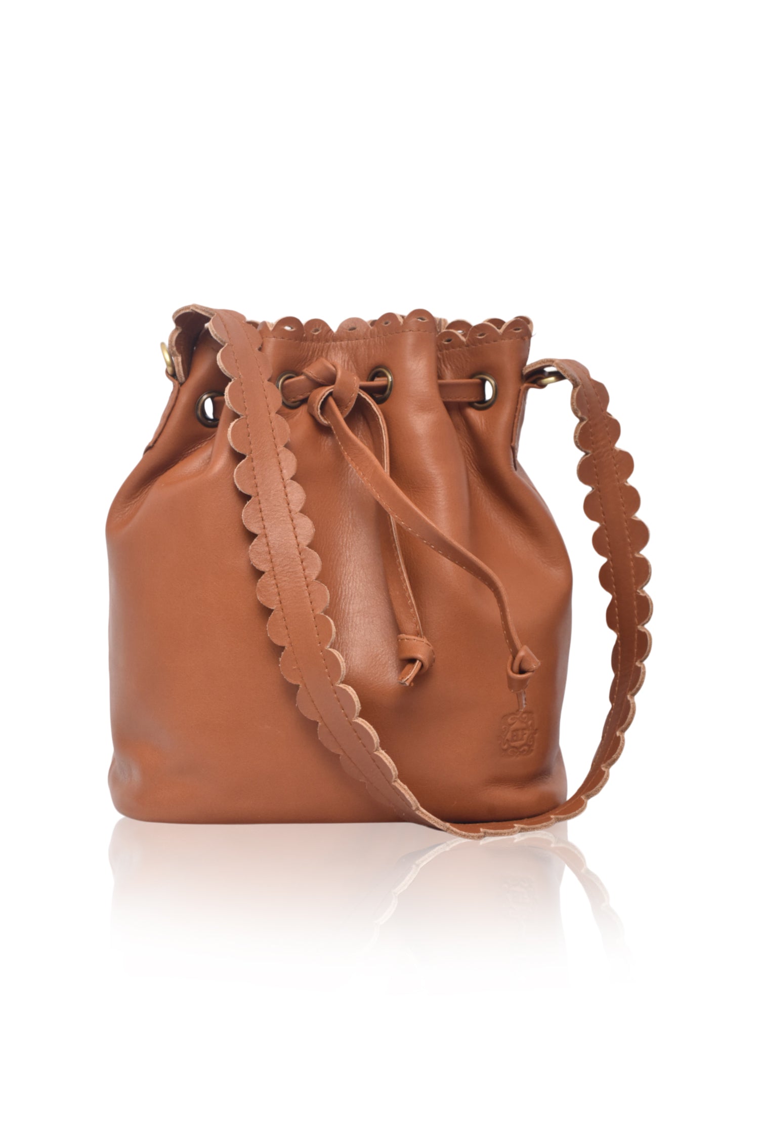 Buy Luisa Scalloped Bucket Bag by Bali ELF