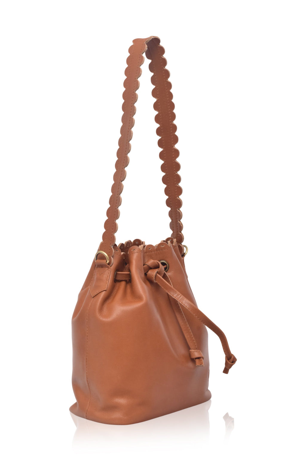 Buy Luisa Scalloped Bucket Bag by Bali ELF