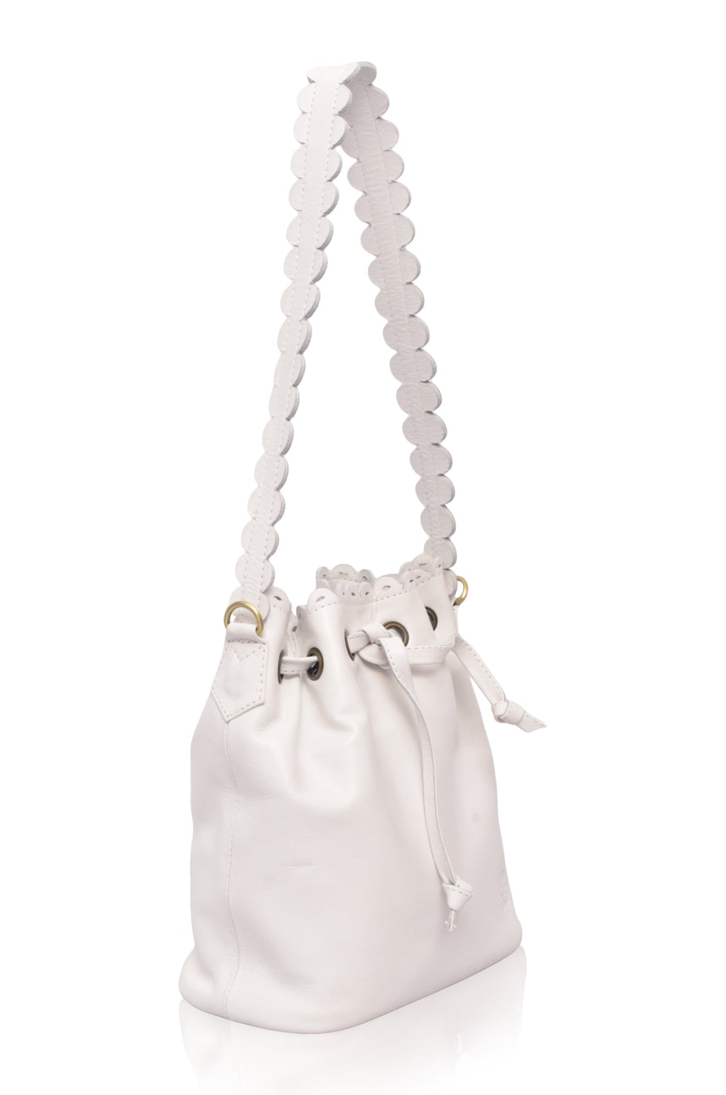 Buy Luisa Scalloped Bucket Bag by Bali ELF