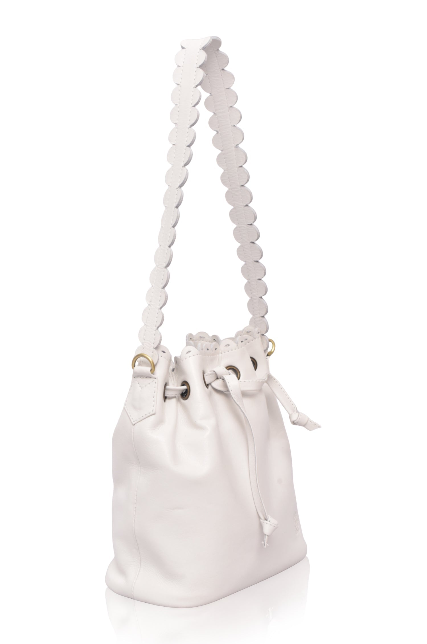 Buy Luisa Scalloped Bucket Bag by Bali ELF