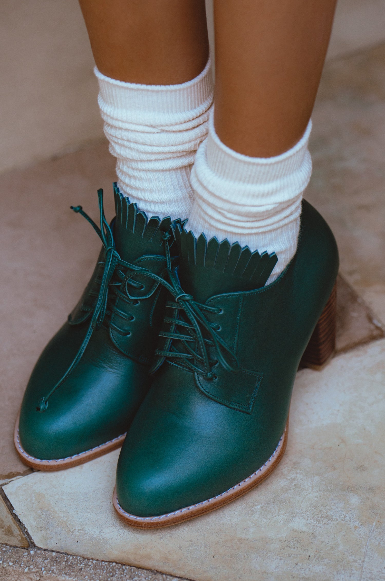 Buy Lyon Lace-up Leather Oxfords by Bali ELF