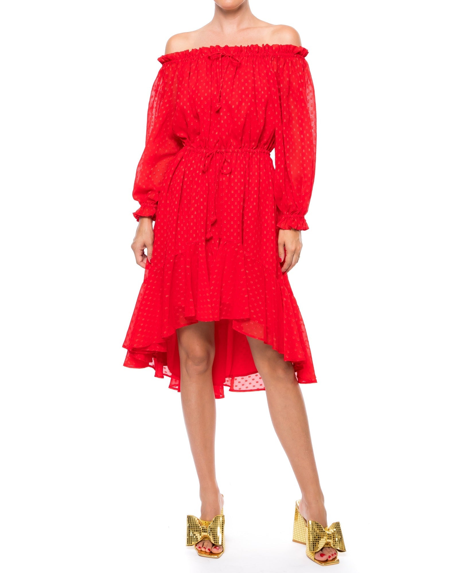 Buy Keiko Midi Dress - Cherry by Meghan Fabulous