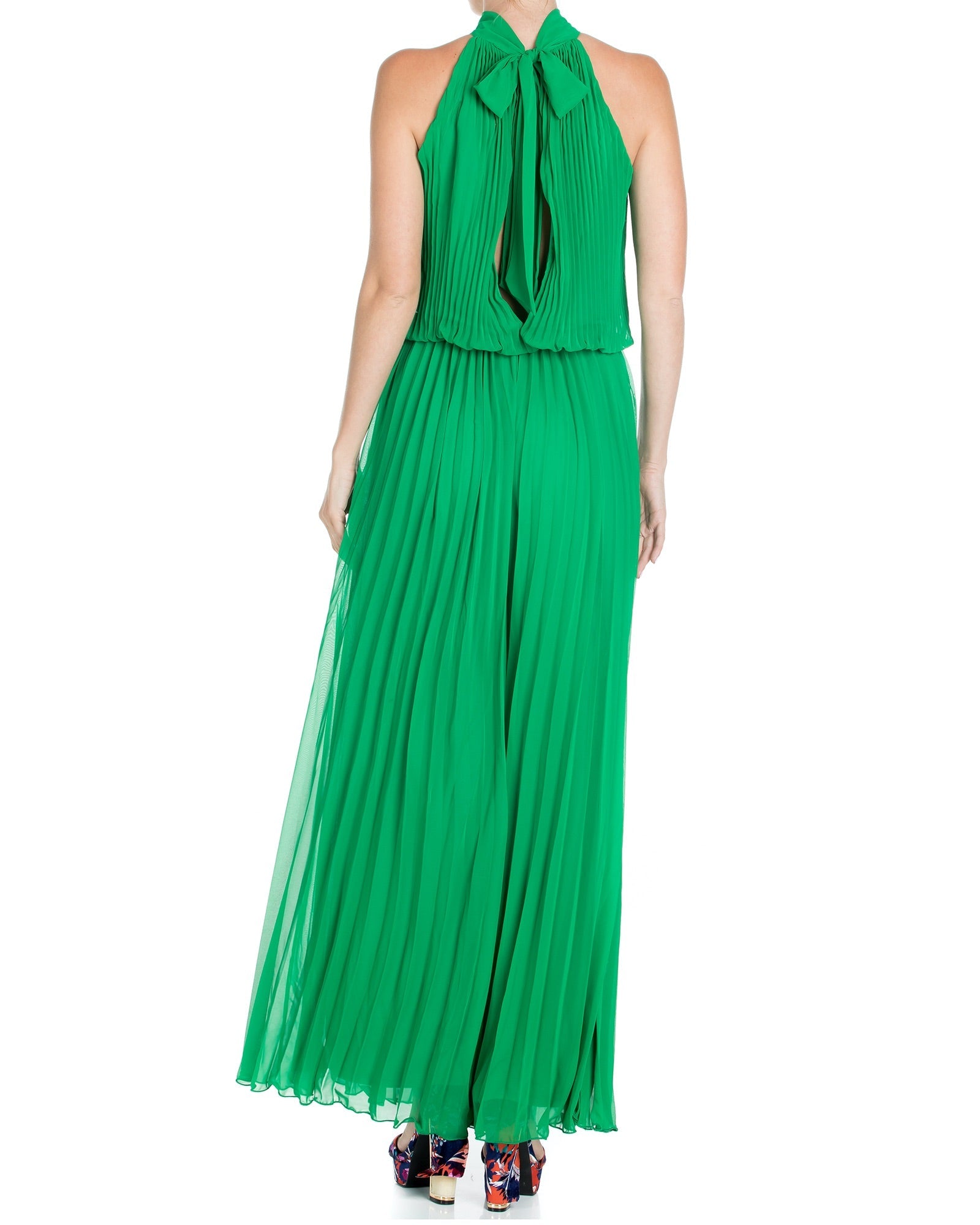 Buy Wild Orchid Pleat Jumpsuit - Emerald by Meghan Fabulous
