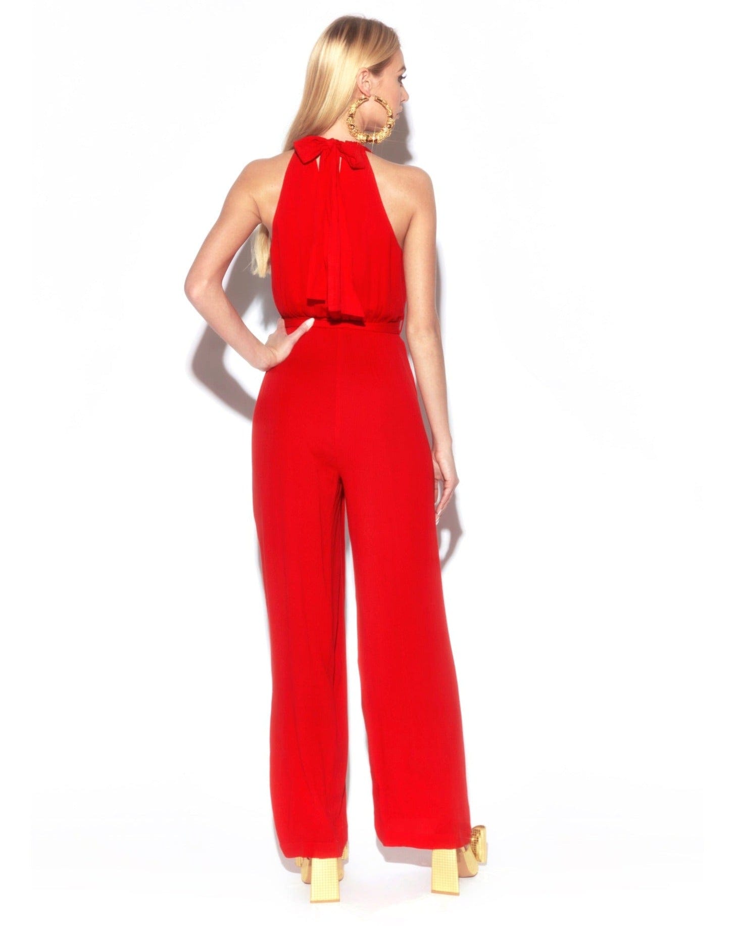 Buy Disco Jumpsuit - Cherry by Meghan Fabulous