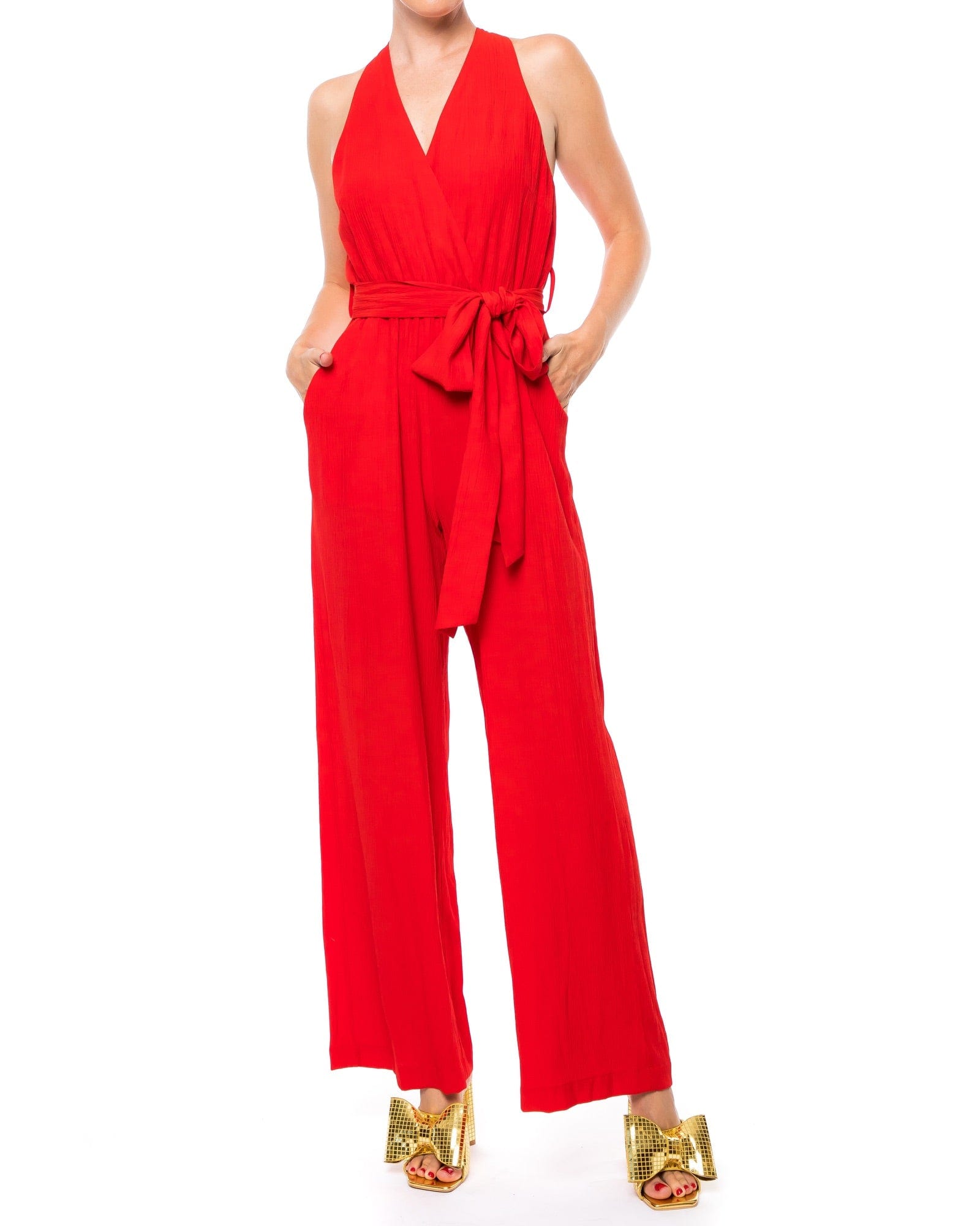 Buy Disco Jumpsuit - Cherry by Meghan Fabulous