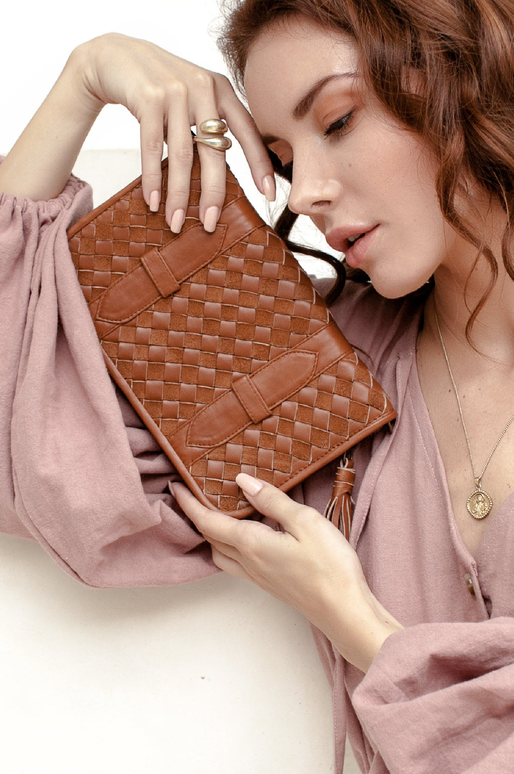 Buy Mexico Woven Leather Wallet by Bali ELF