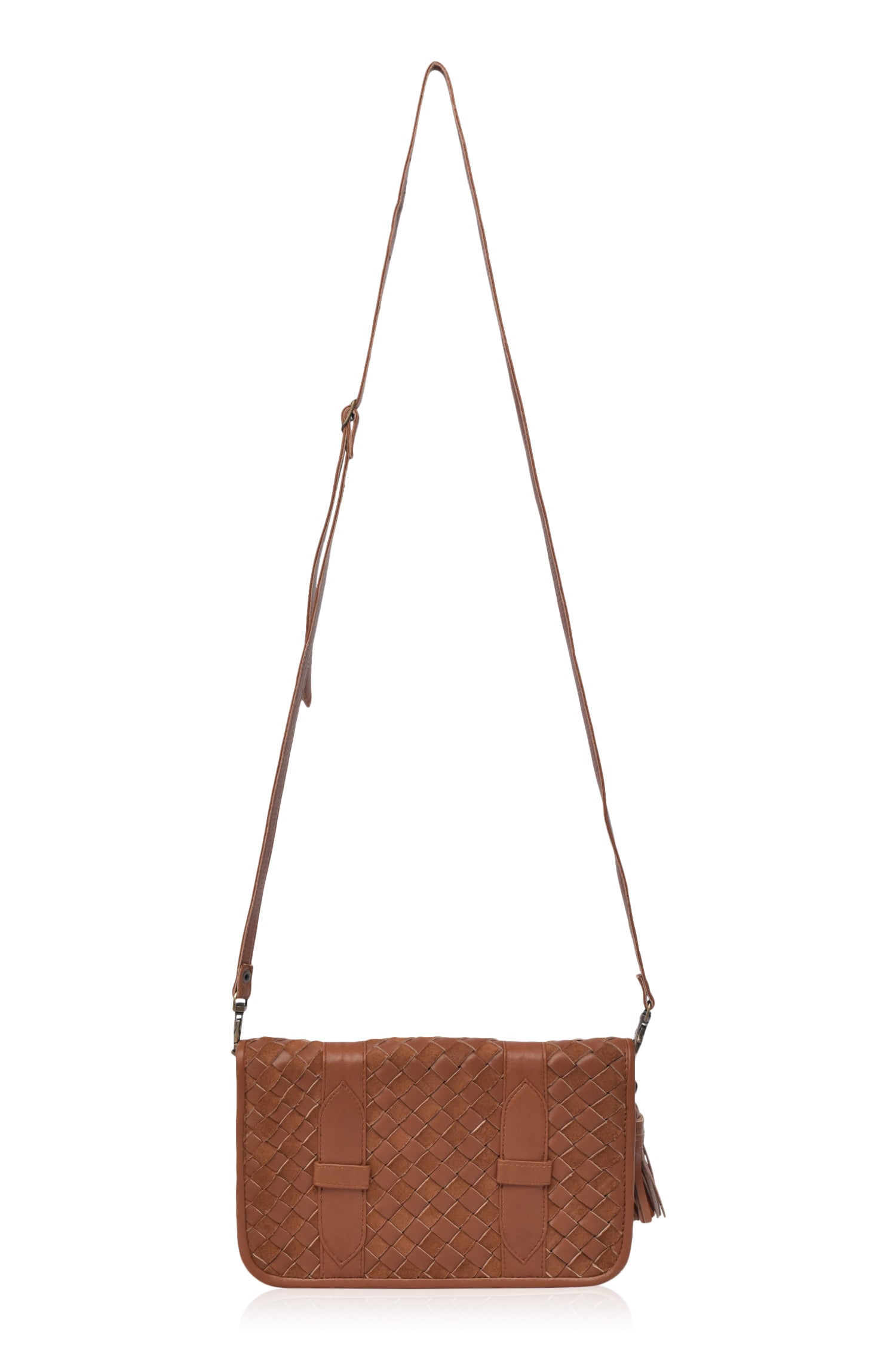 Buy Mexico Woven Leather Wallet by Bali ELF