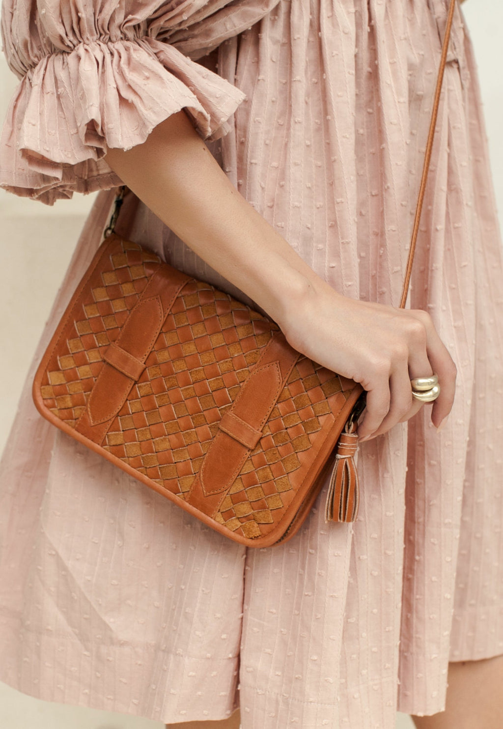 Buy Mexico Woven Leather Wallet by Bali ELF