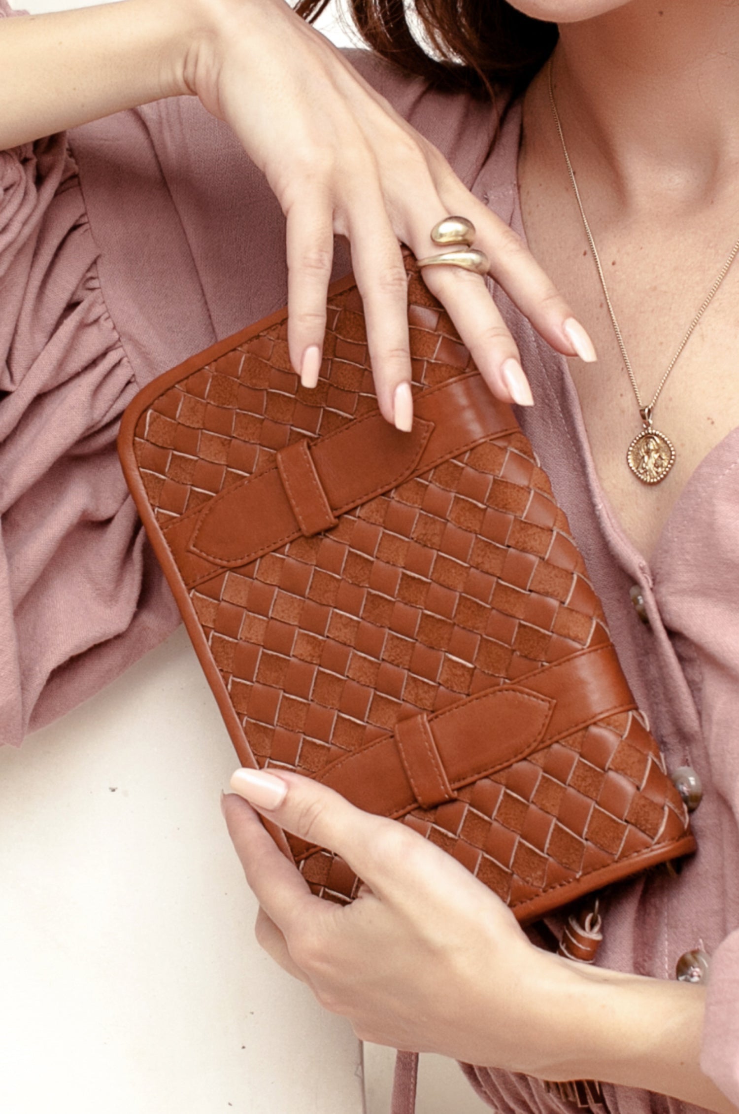 Buy Mexico Woven Leather Wallet by Bali ELF