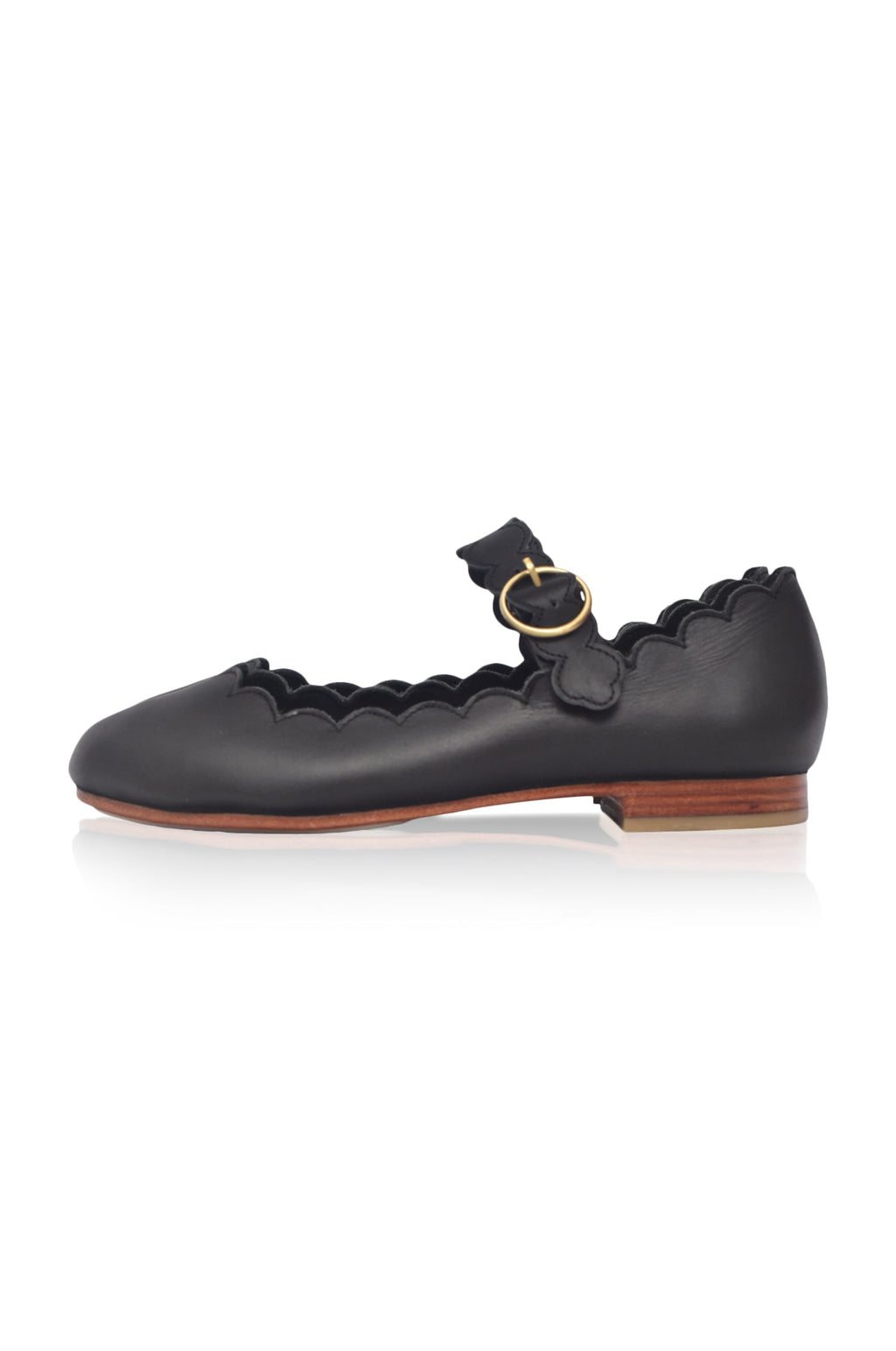 Buy Mia Rosa Leather Ballet Flats by Bali ELF