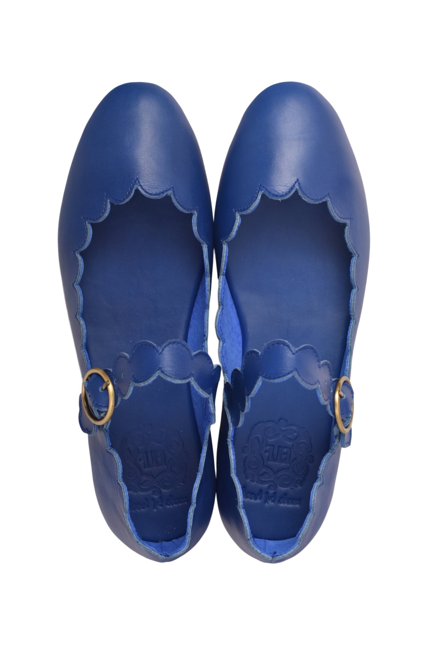 Buy Mia Rosa Leather Ballet Flats by Bali ELF