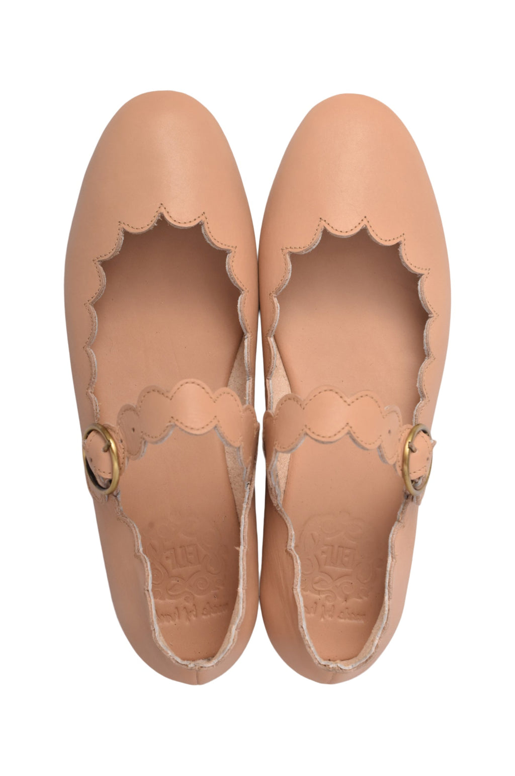 Buy Mia Rosa Leather Ballet Flats by Bali ELF