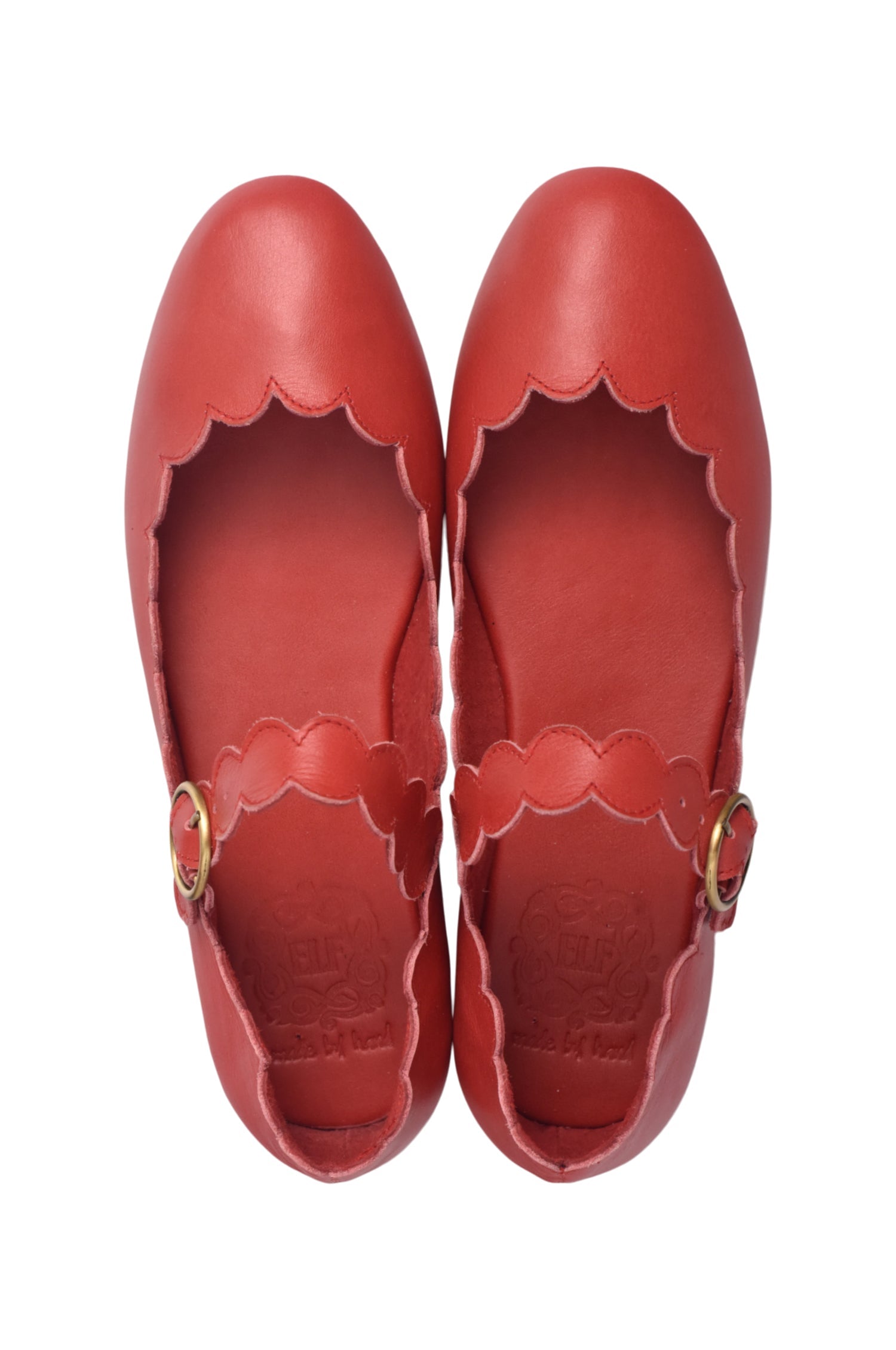 Buy Mia Rosa Leather Ballet Flats by Bali ELF