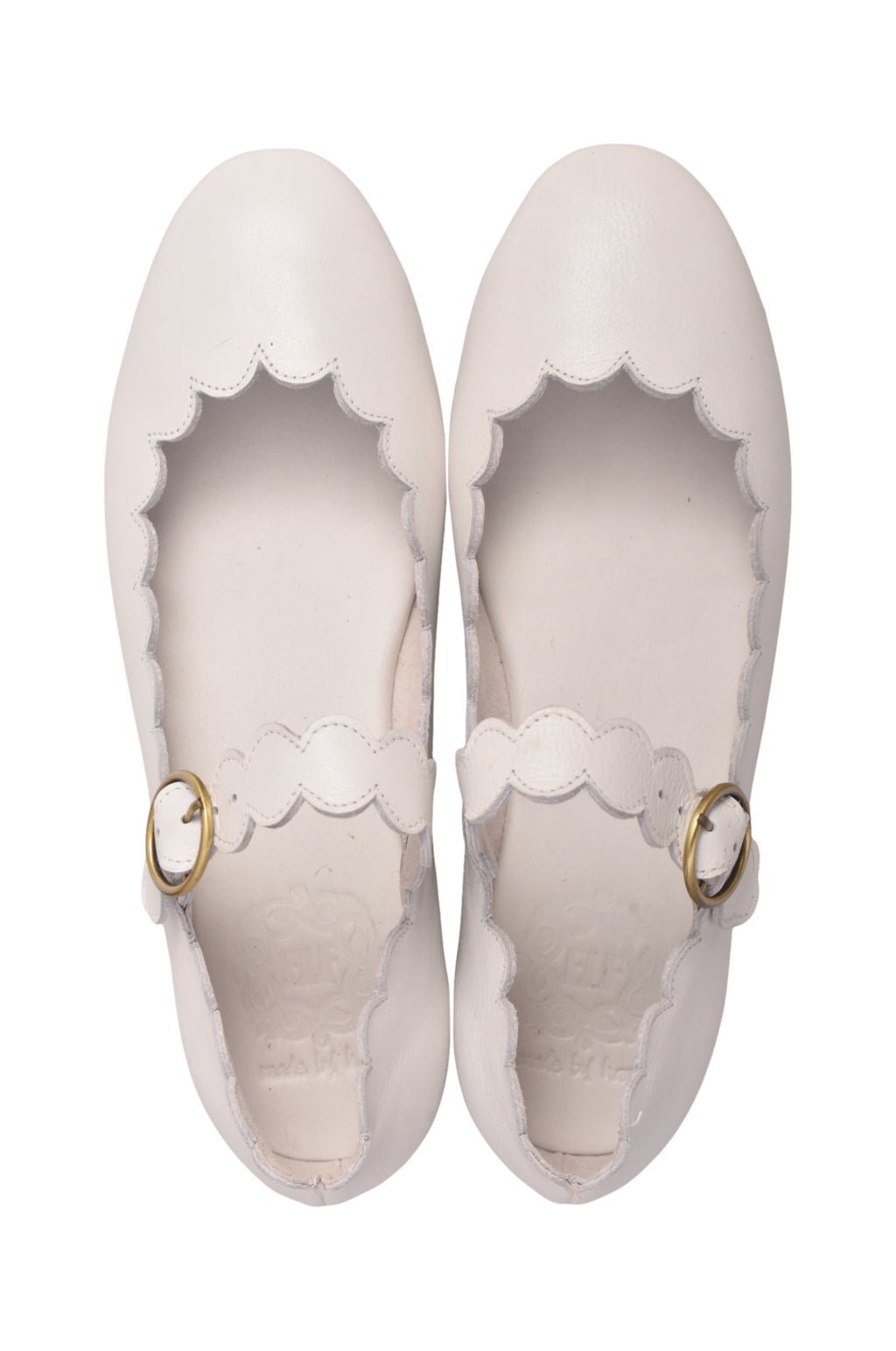 Buy Mia Rosa Leather Ballet Flats by Bali ELF