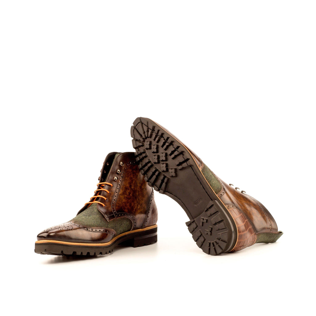 Buy Molim Military Brogue Boots by Que Shebley