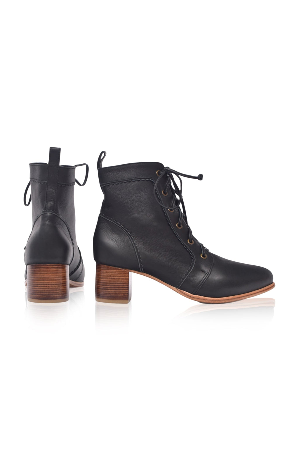 Buy Mon Reve Leather Ankle Booties by Bali ELF