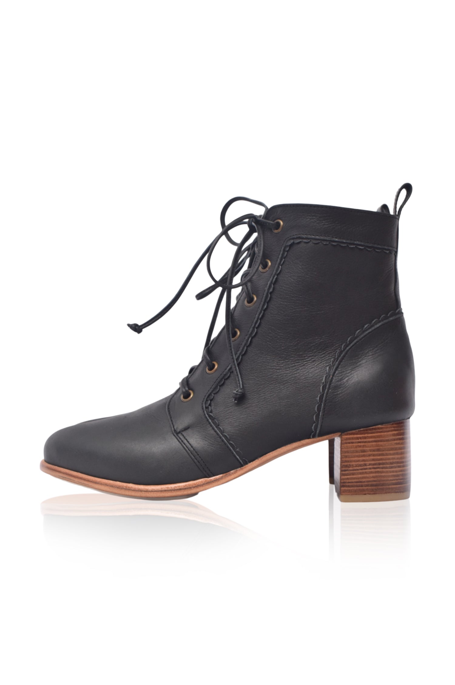 Buy Mon Reve Leather Ankle Booties by Bali ELF