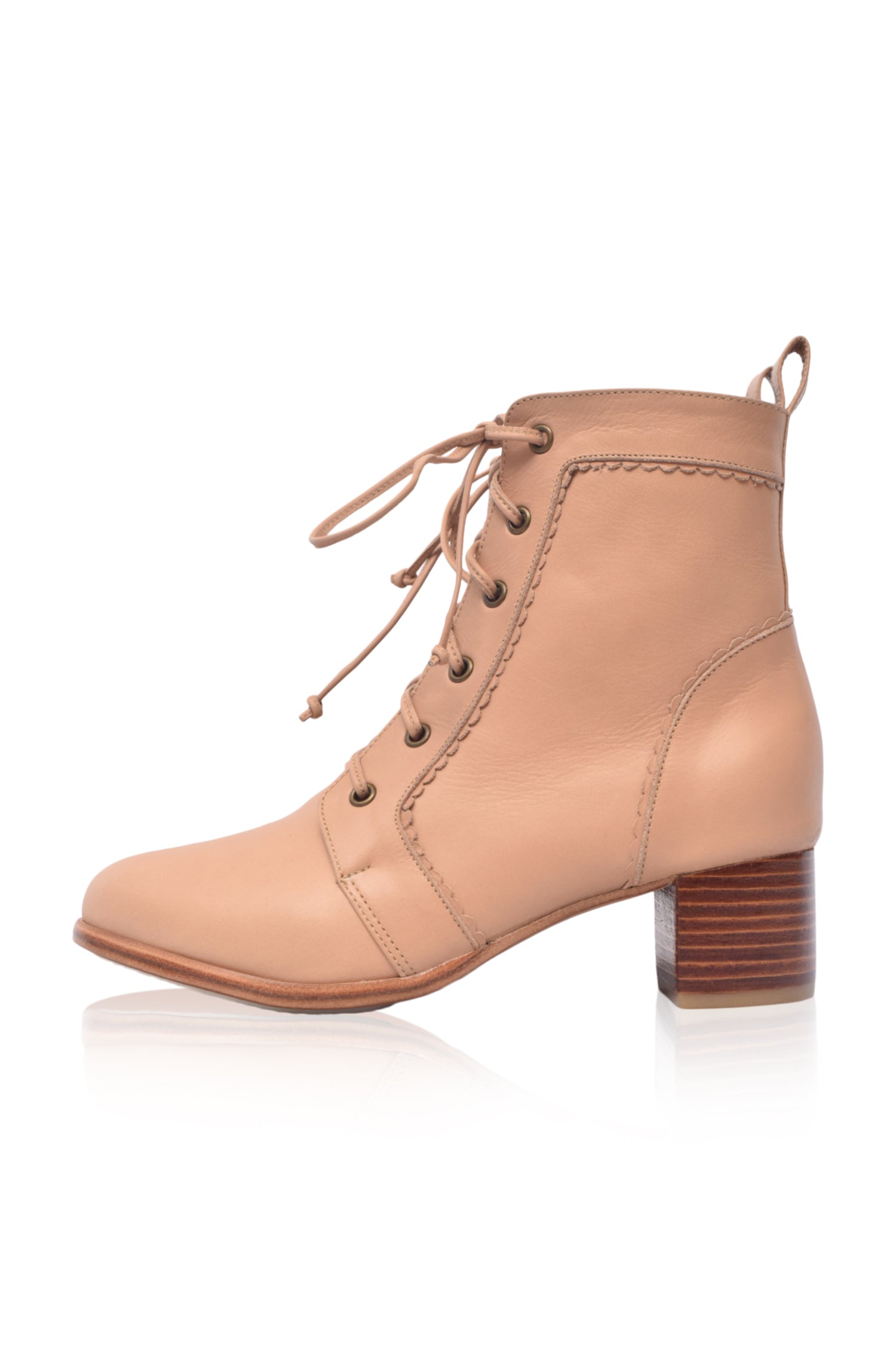 Buy Mon Reve Leather Ankle Booties by Bali ELF