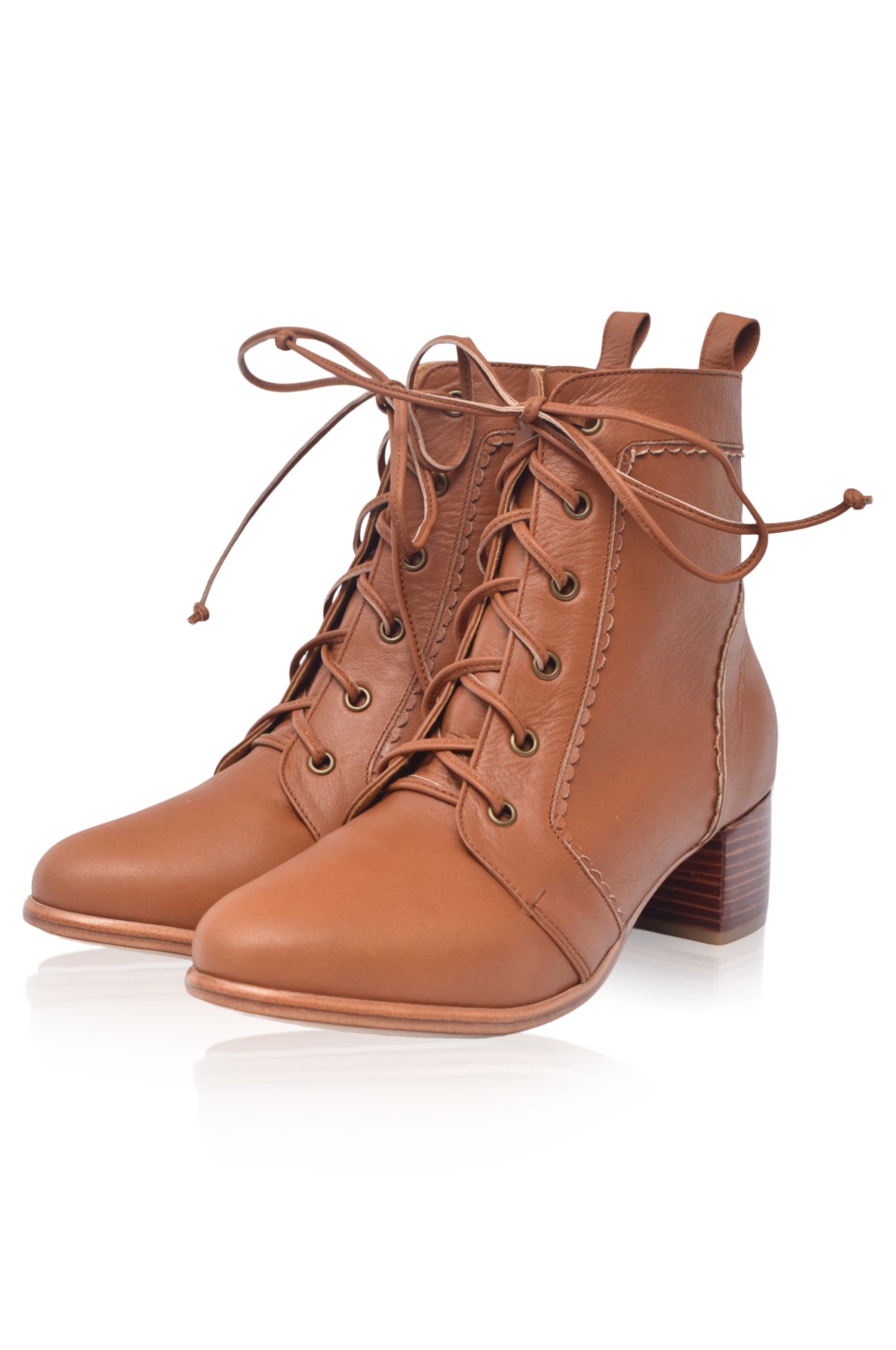 Buy Mon Reve Leather Ankle Booties by Bali ELF