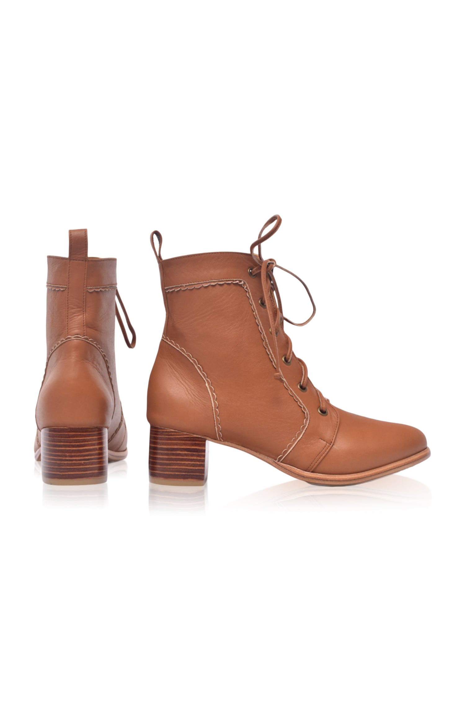 Buy Mon Reve Leather Ankle Booties by Bali ELF