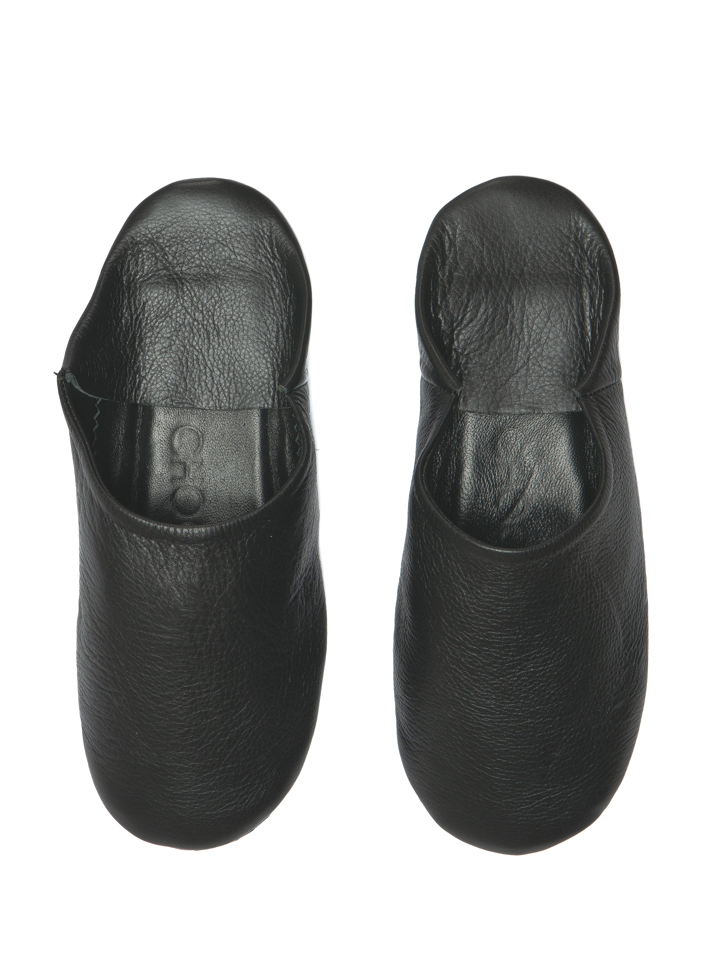 Buy Mystic Noir - Leather Slippers by Choost