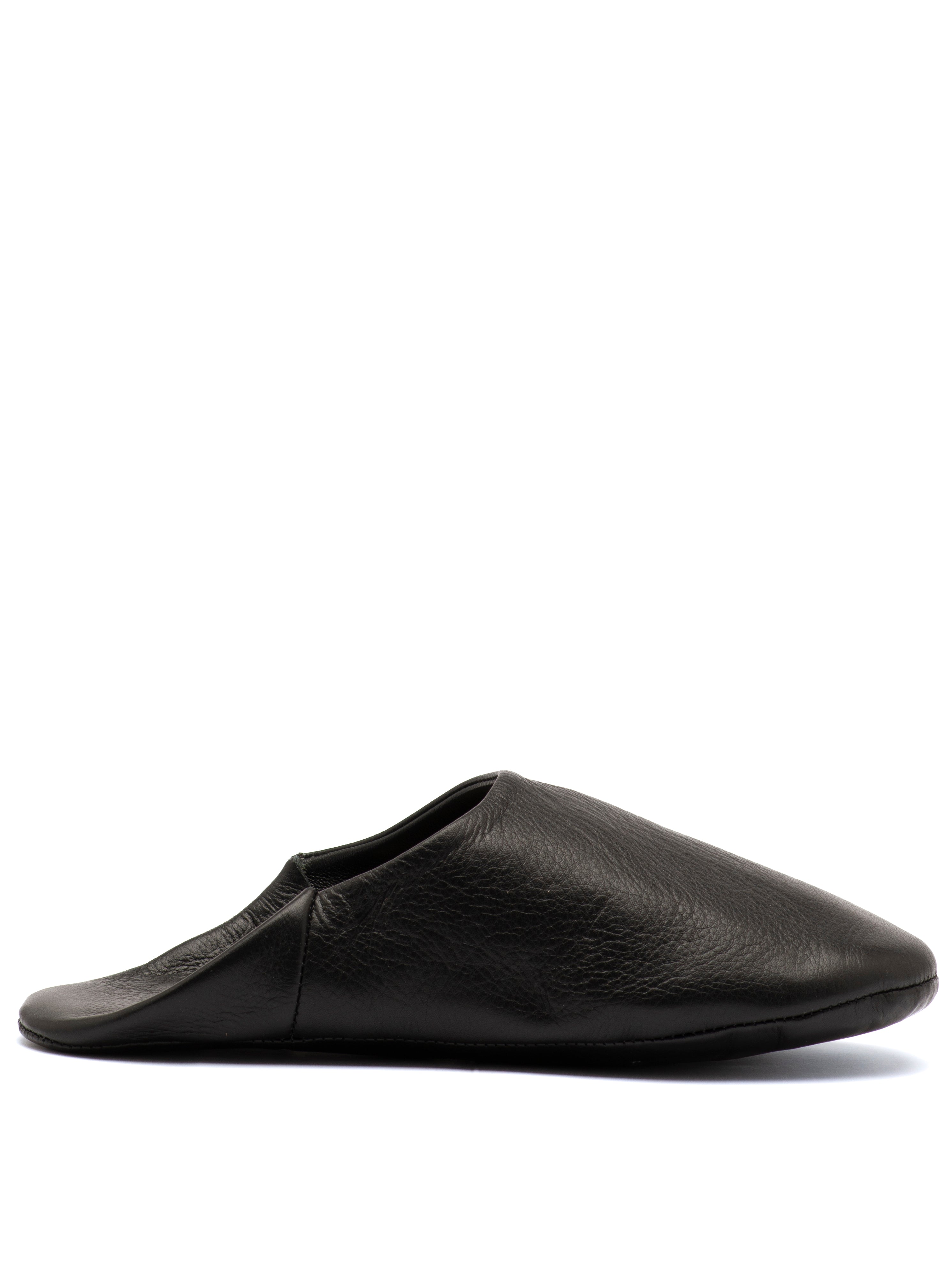 Buy Mystic Noir - Leather Slippers by Choost