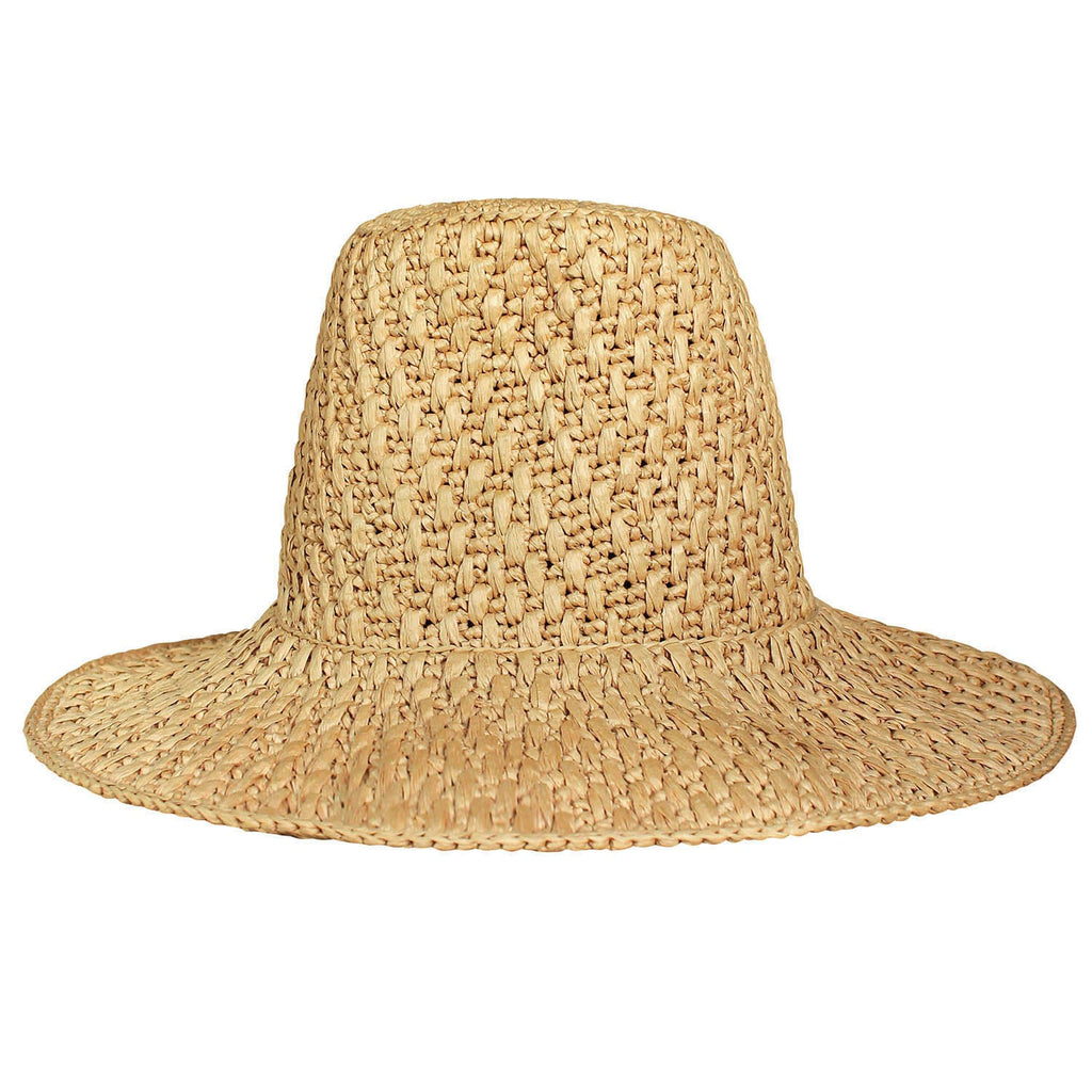 The Nina Raffia Straw Hat in Beige