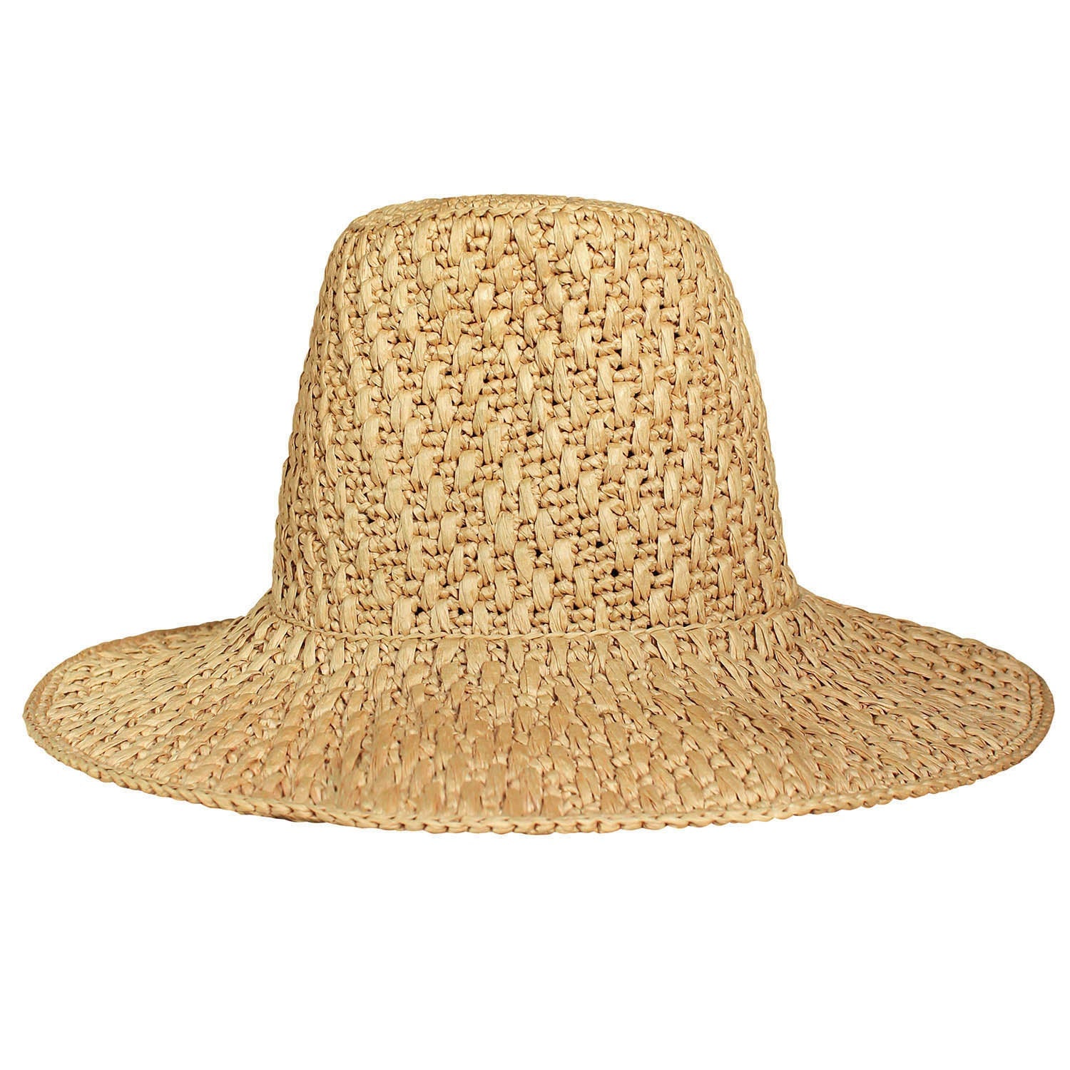 The Nina Raffia Straw Hat in Beige