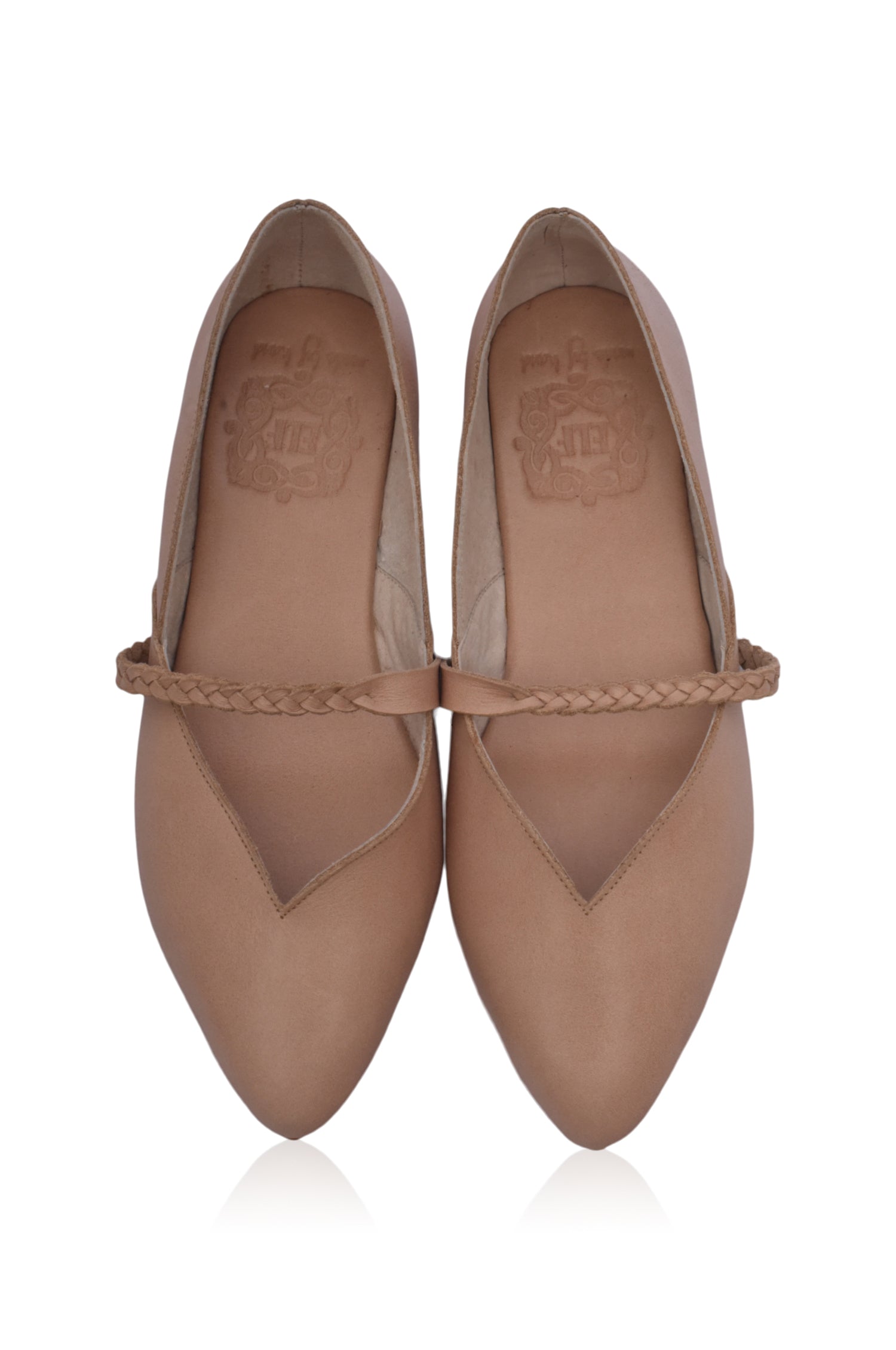 Buy New Love Leather Ballet Flats by Bali ELF