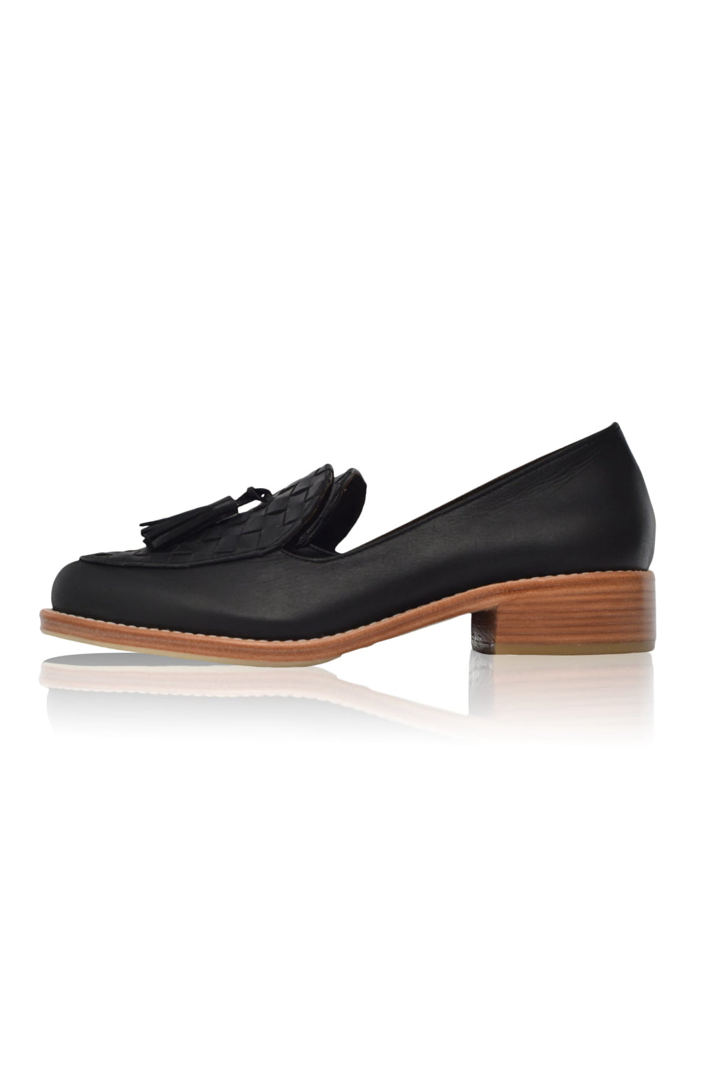 Buy Nikita Woven Leather Loafers by Bali ELF