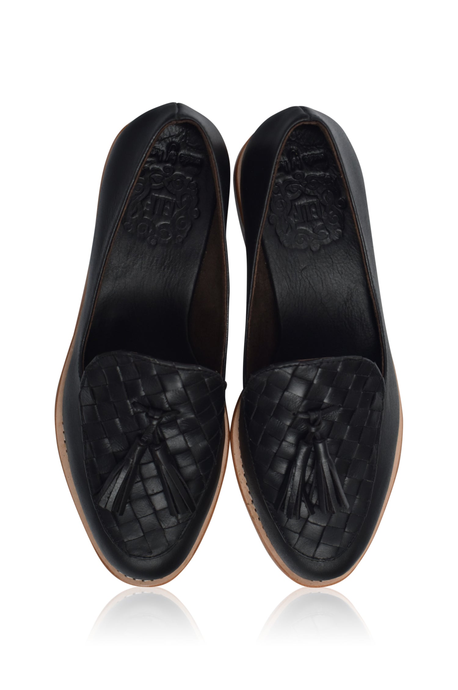 Buy Nikita Woven Leather Loafers by Bali ELF