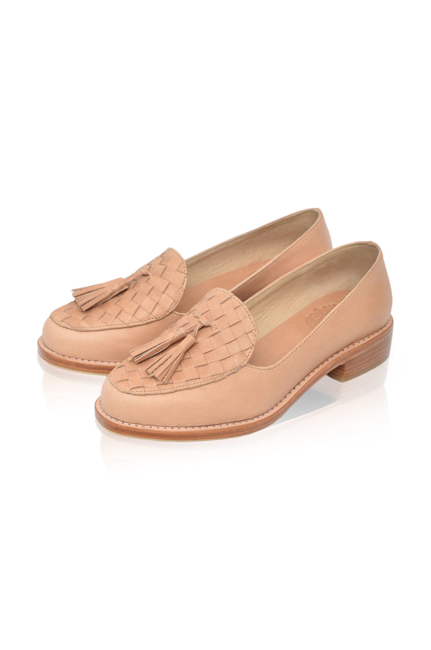 Buy Nikita Woven Leather Loafers by Bali ELF