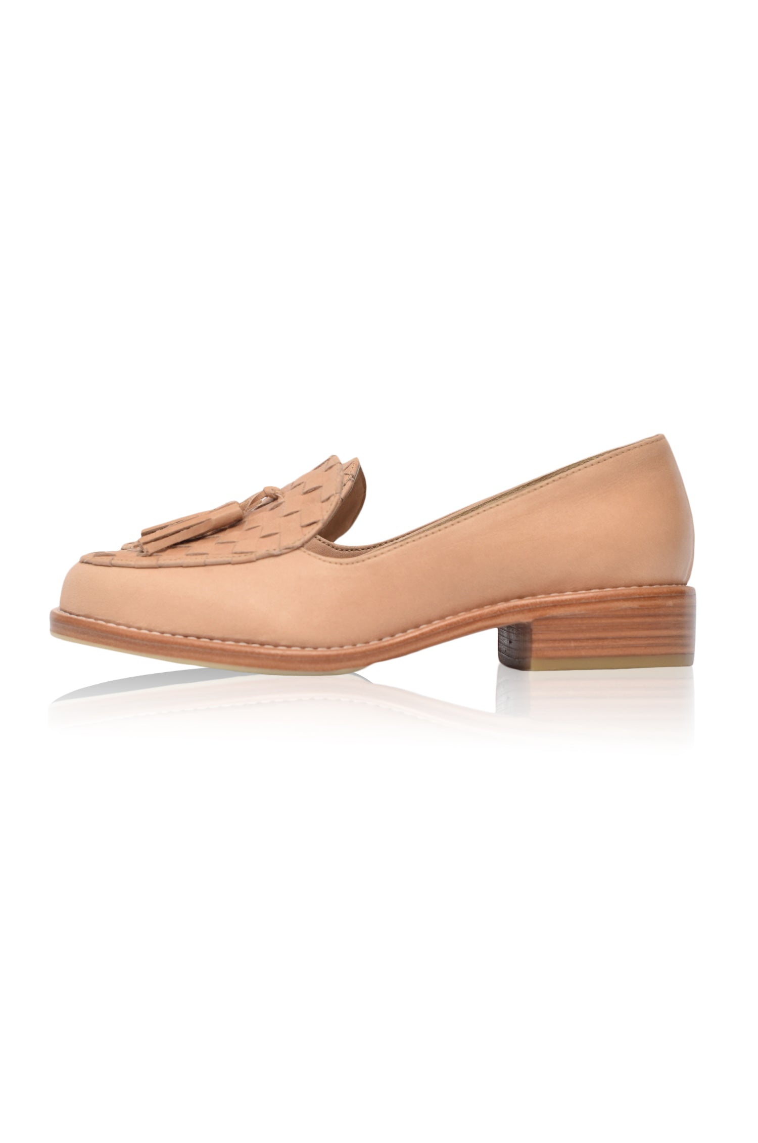 Buy Nikita Woven Leather Loafers by Bali ELF