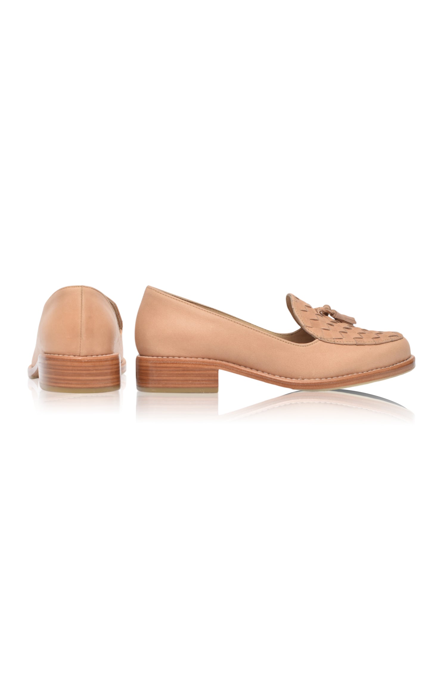 Buy Nikita Woven Leather Loafers by Bali ELF