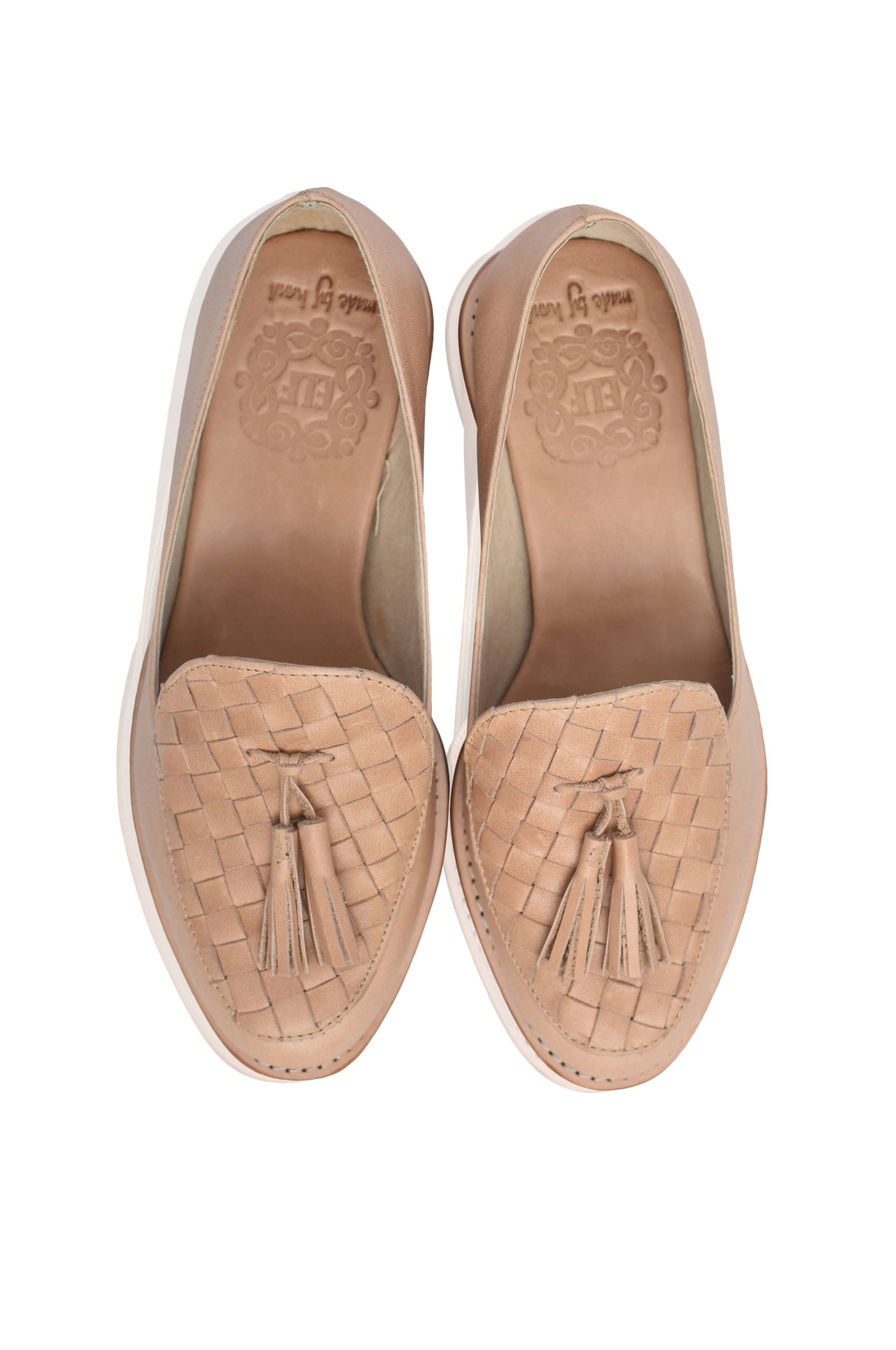 Buy Nikita Woven Leather Loafers by Bali ELF