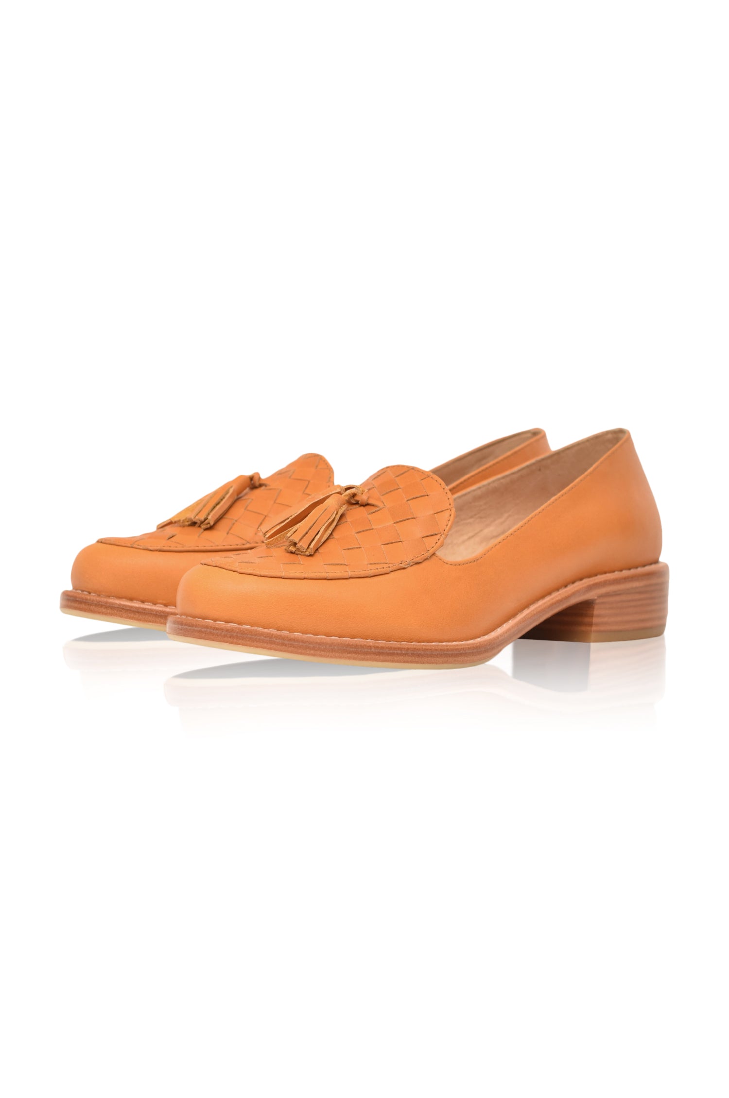 Buy Nikita Woven Leather Loafers by Bali ELF